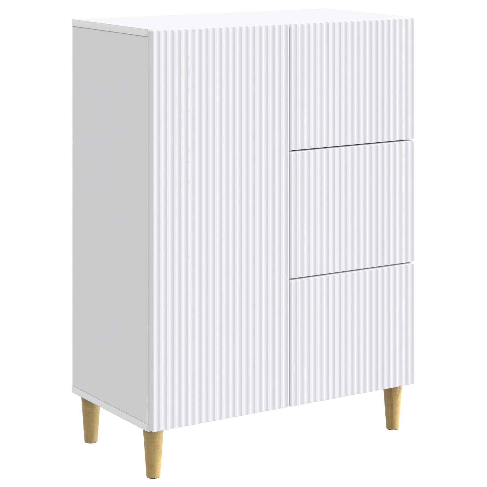 Kreveta s ladicama Bijela 66 x 34,5 x 90 cm Konstruirano drvo