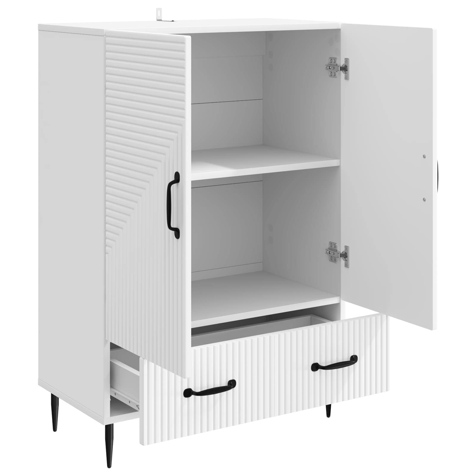 Kreveta s ladicama Bijela 66 x 34,5 x 95 cm Konstruirano drvo