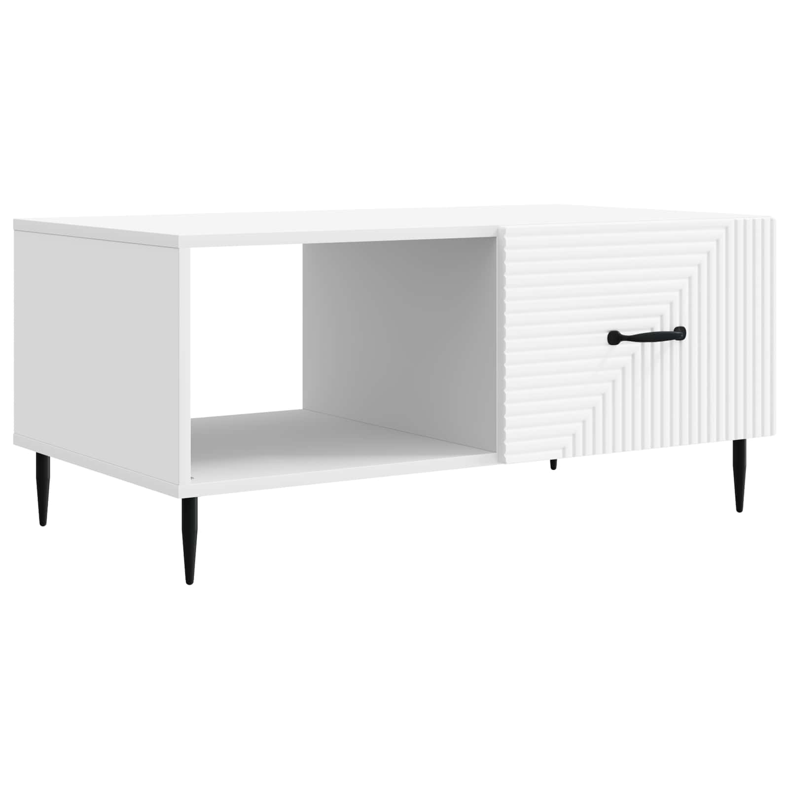 Kava Stol Bijela 90 x 50 x 40 cm Konstruirano drvo
