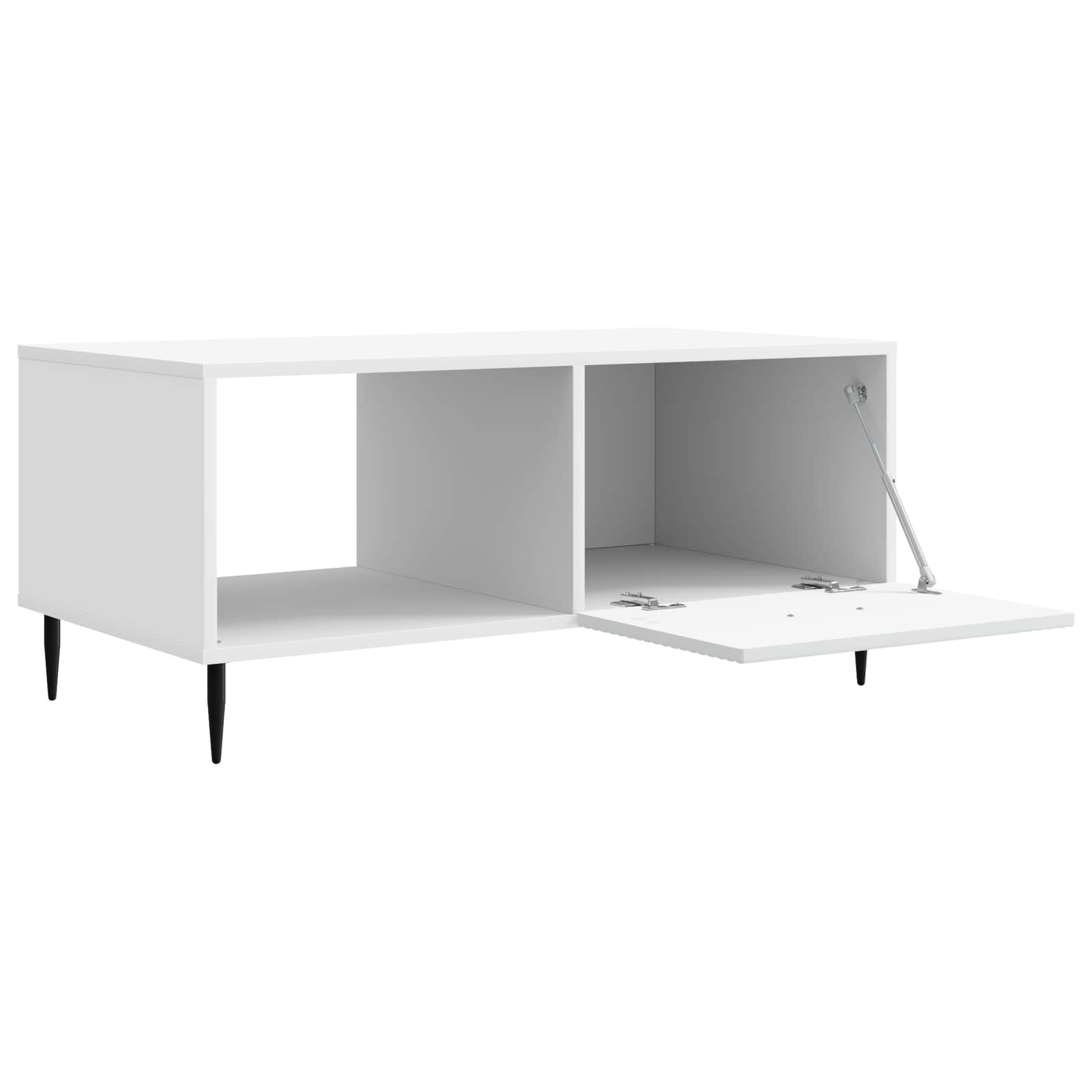 Kava Stol Bijela 90 x 50 x 40 cm Konstruirano drvo