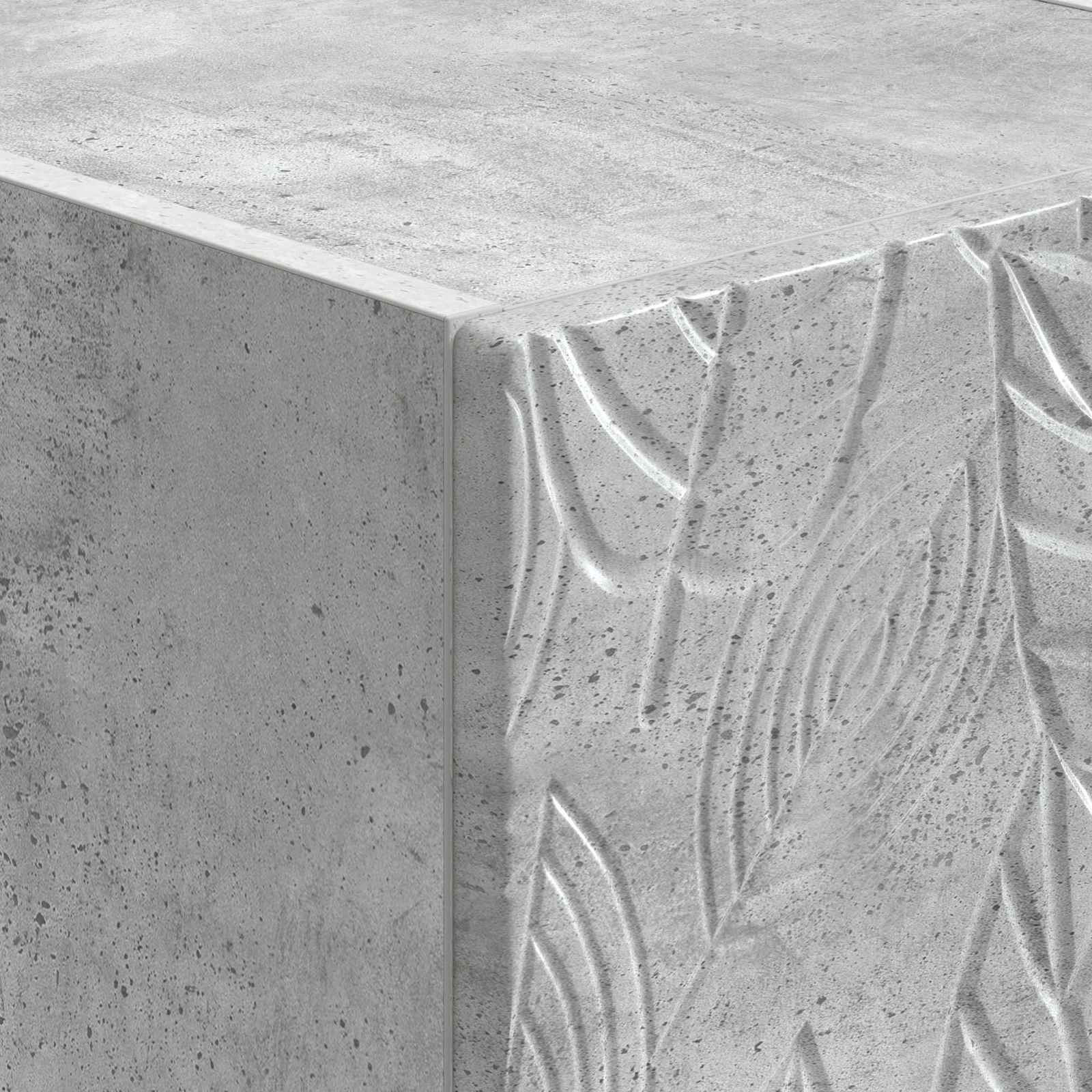 Noćni ormarić 2 pcs Betonska siva 43 x 34,5 x 48 cm