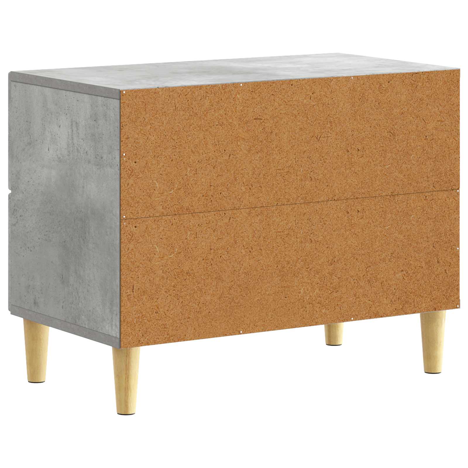 Noćni ormarić Betonska siva 62 x 34,5 x 48 cm Konstruirano drvo