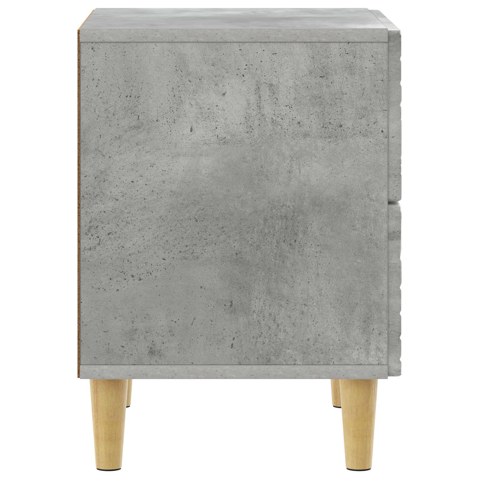Noćni ormarić Betonska siva 62 x 34,5 x 48 cm Konstruirano drvo