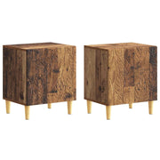 Noćni ormarić 2 pcs Staro drvo 43 x 34,5 x 50 cm