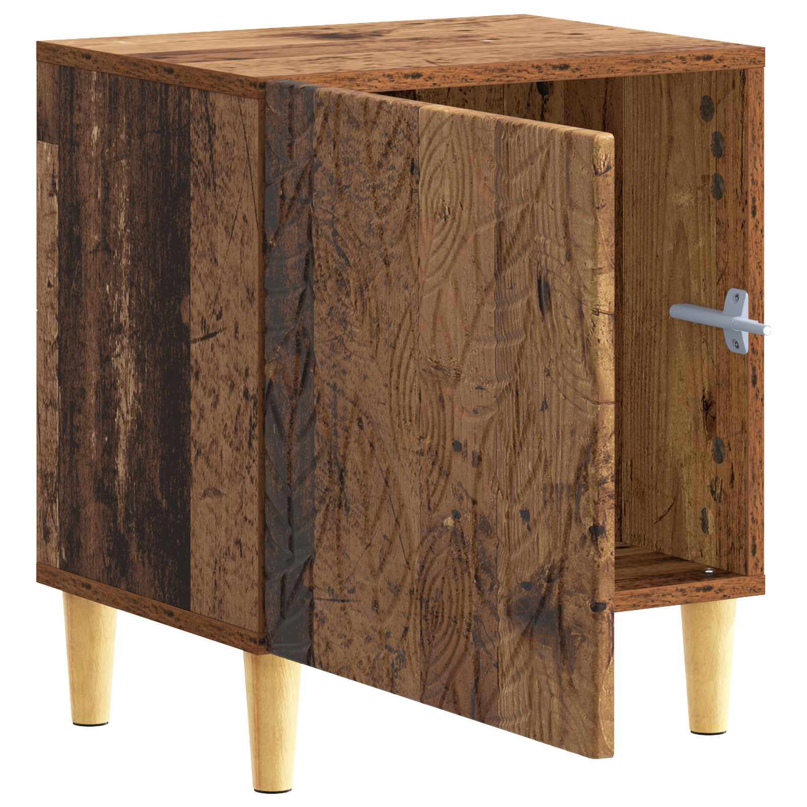Noćni ormarić 2 pcs Staro drvo 43 x 34,5 x 50 cm