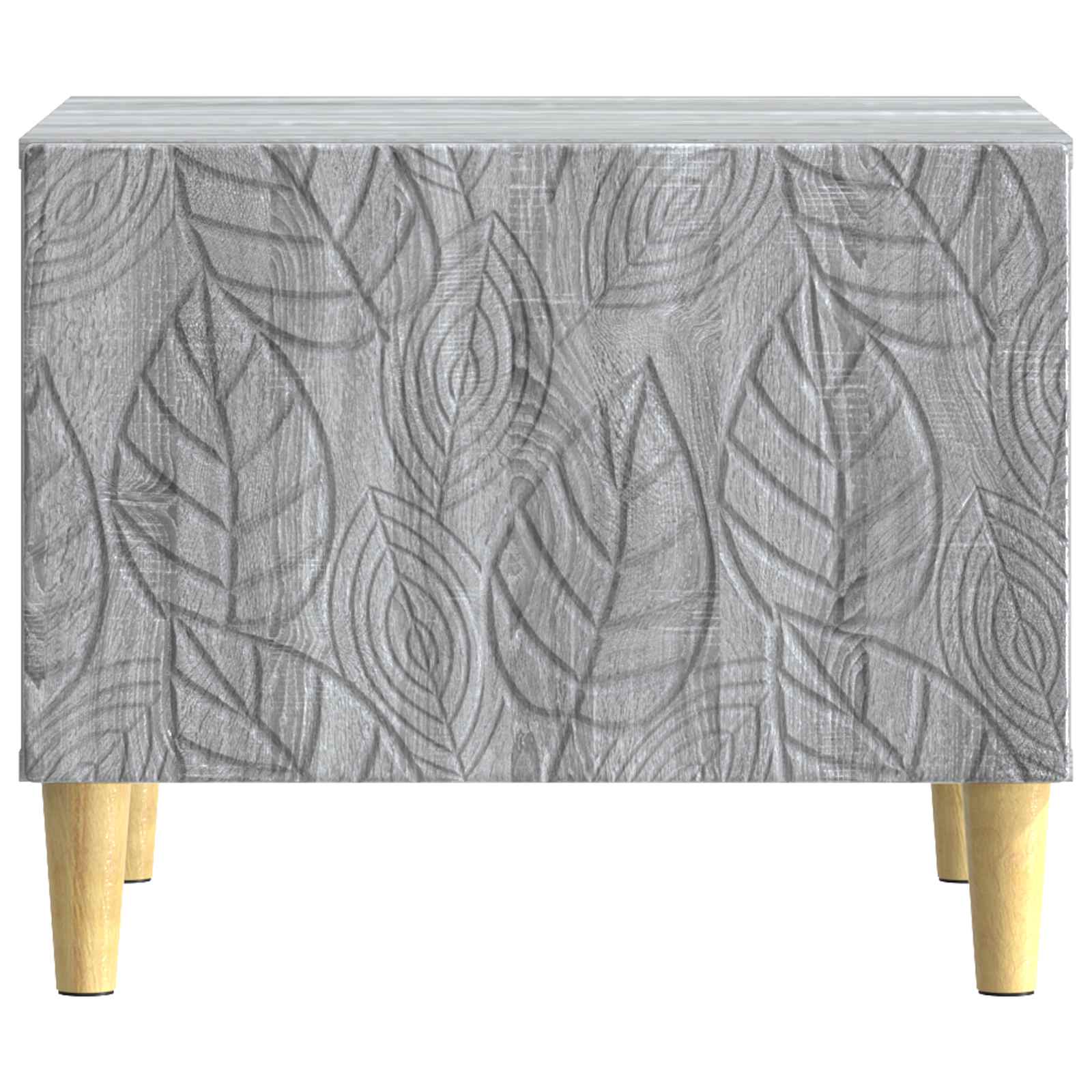 Kava Stol Siva Sonoma 50 x 49 x 40 cm Konstruirano drvo
