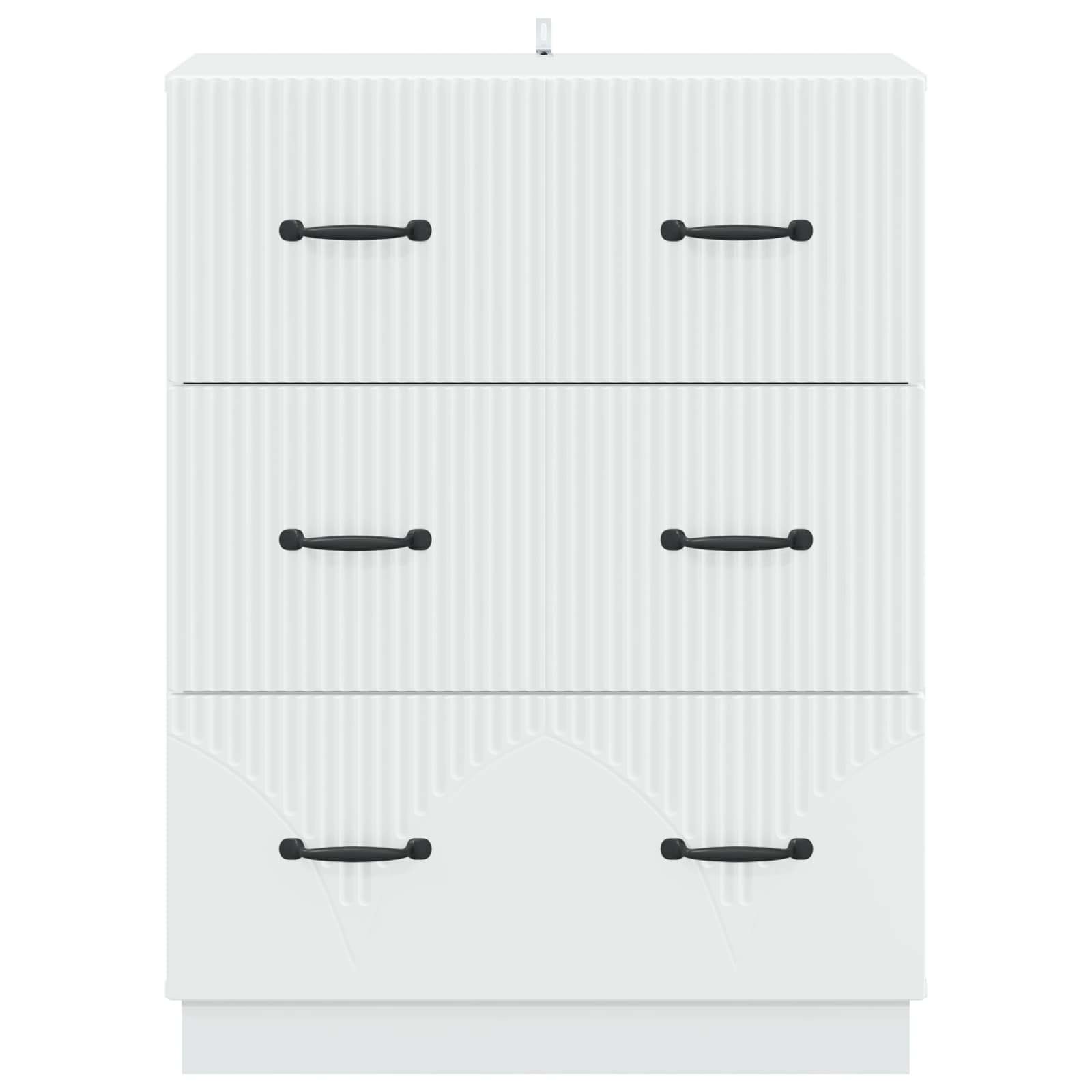 Ormar s ladicama Bijela 66 x 34,5 x 87 cm Konstruirano drvo