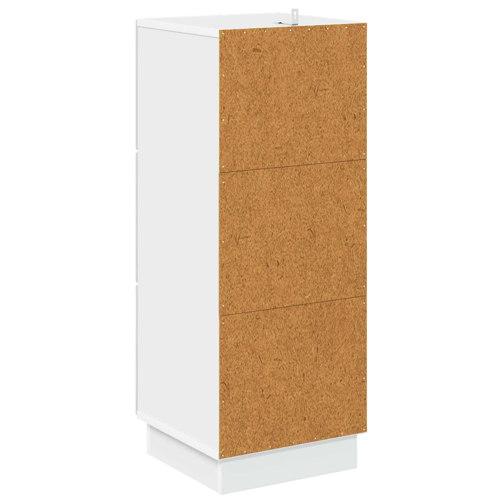 Ormar s ladicama Bijela 33 x 34,5 x 87 cm Konstruirano drvo