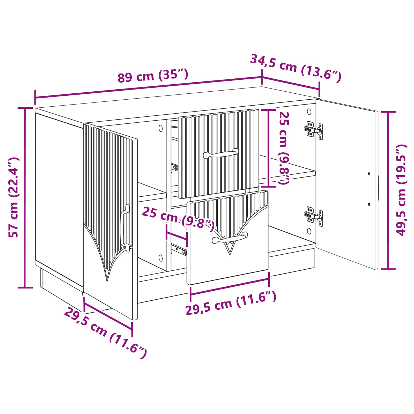 Kreveta s ladicama Bijela 89 x 34,5 x 57 cm Konstruirano drvo