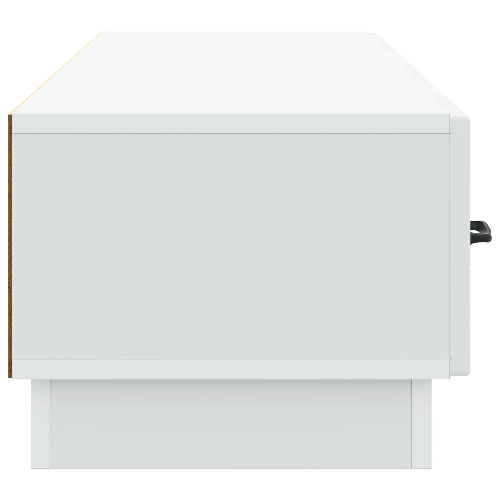 TV ormar s ladicama Bijela 147 x 34,5 x 27 cm Konstruirano drvo