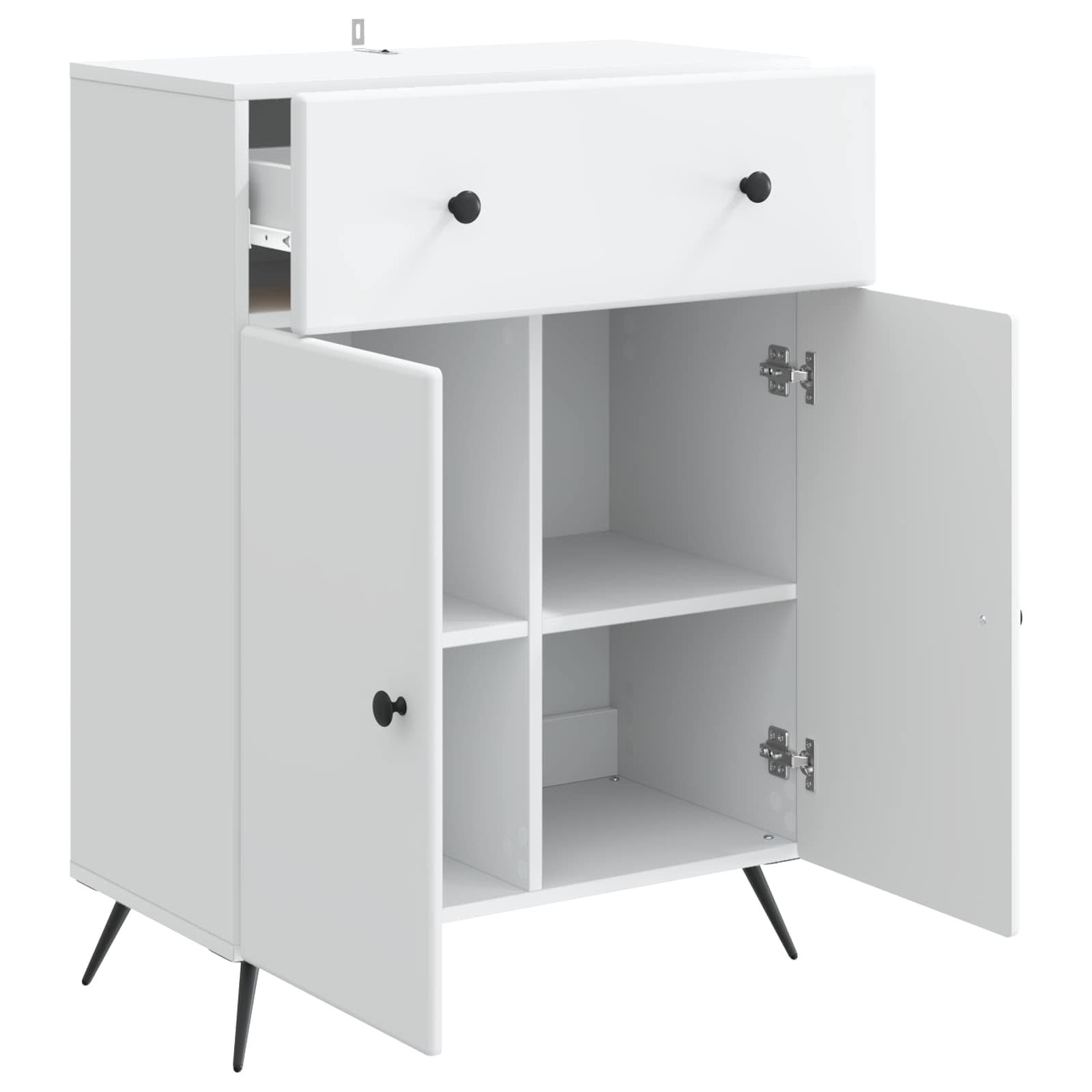 Kreveta s ladicama Bijela 66 x 34,5 x 90 cm Konstruirano drvo