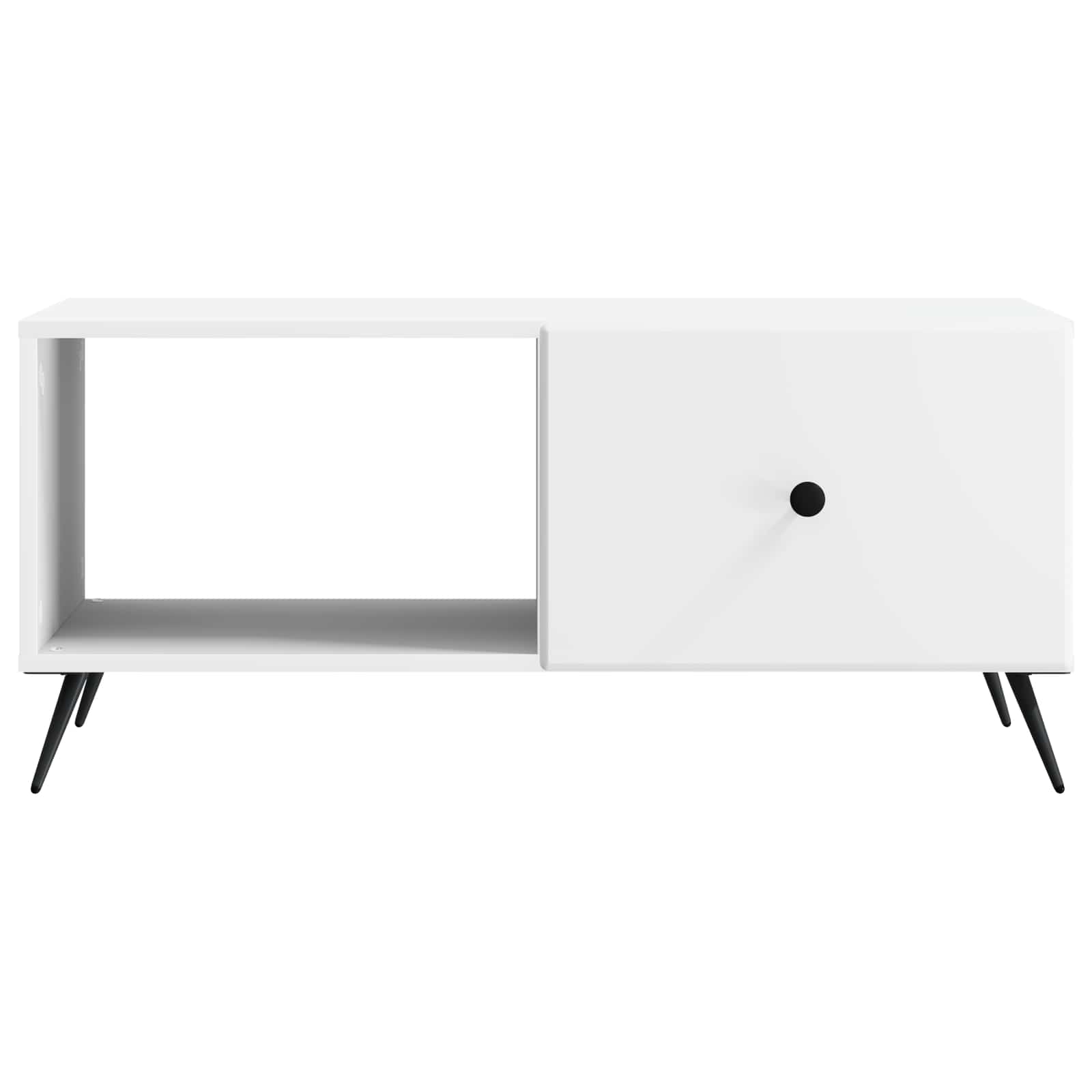 Kava Stol Bijela 90 x 50 x 40 cm Konstruirano drvo