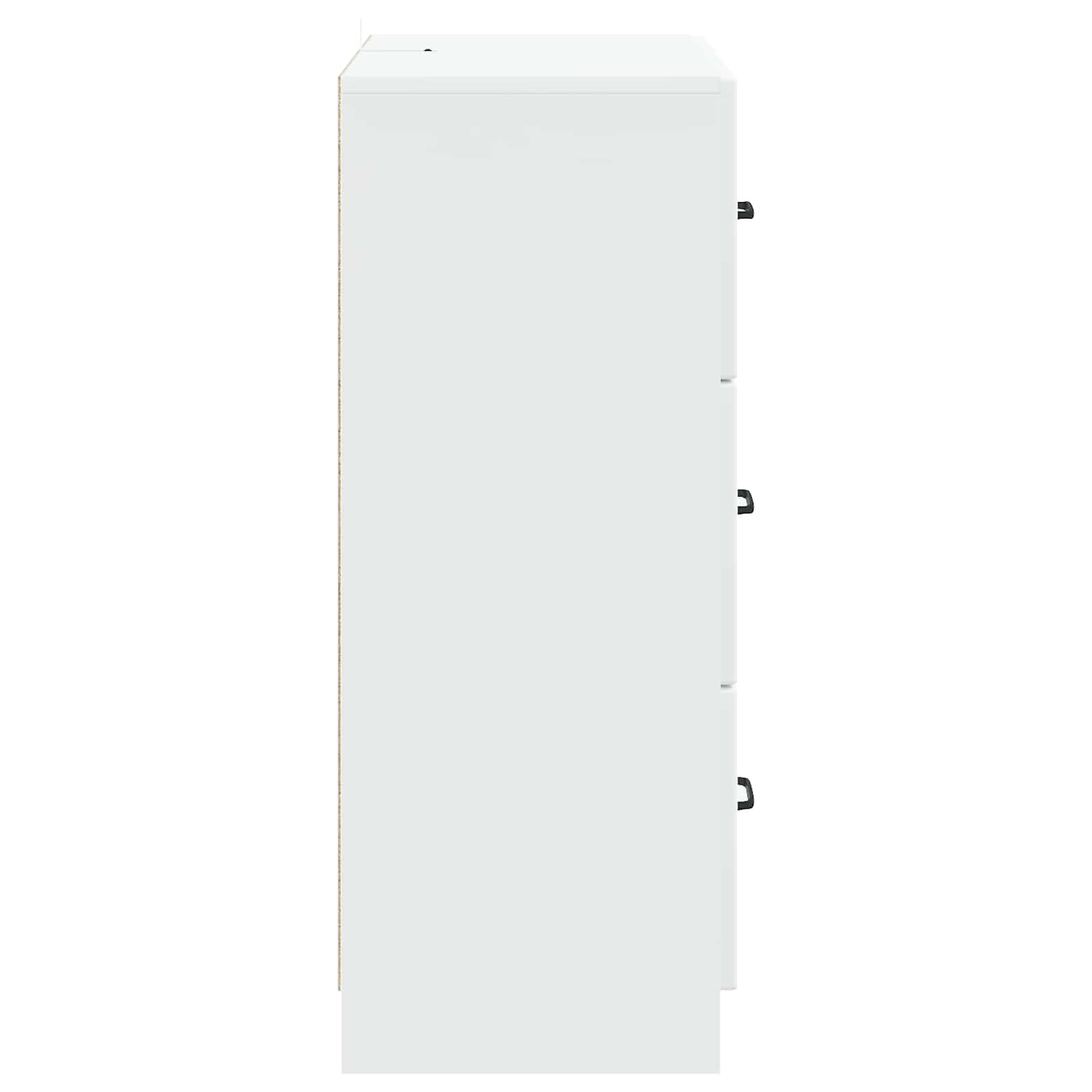 Ormar s ladicama Bijela 66 x 34,5 x 87 cm Konstruirano drvo