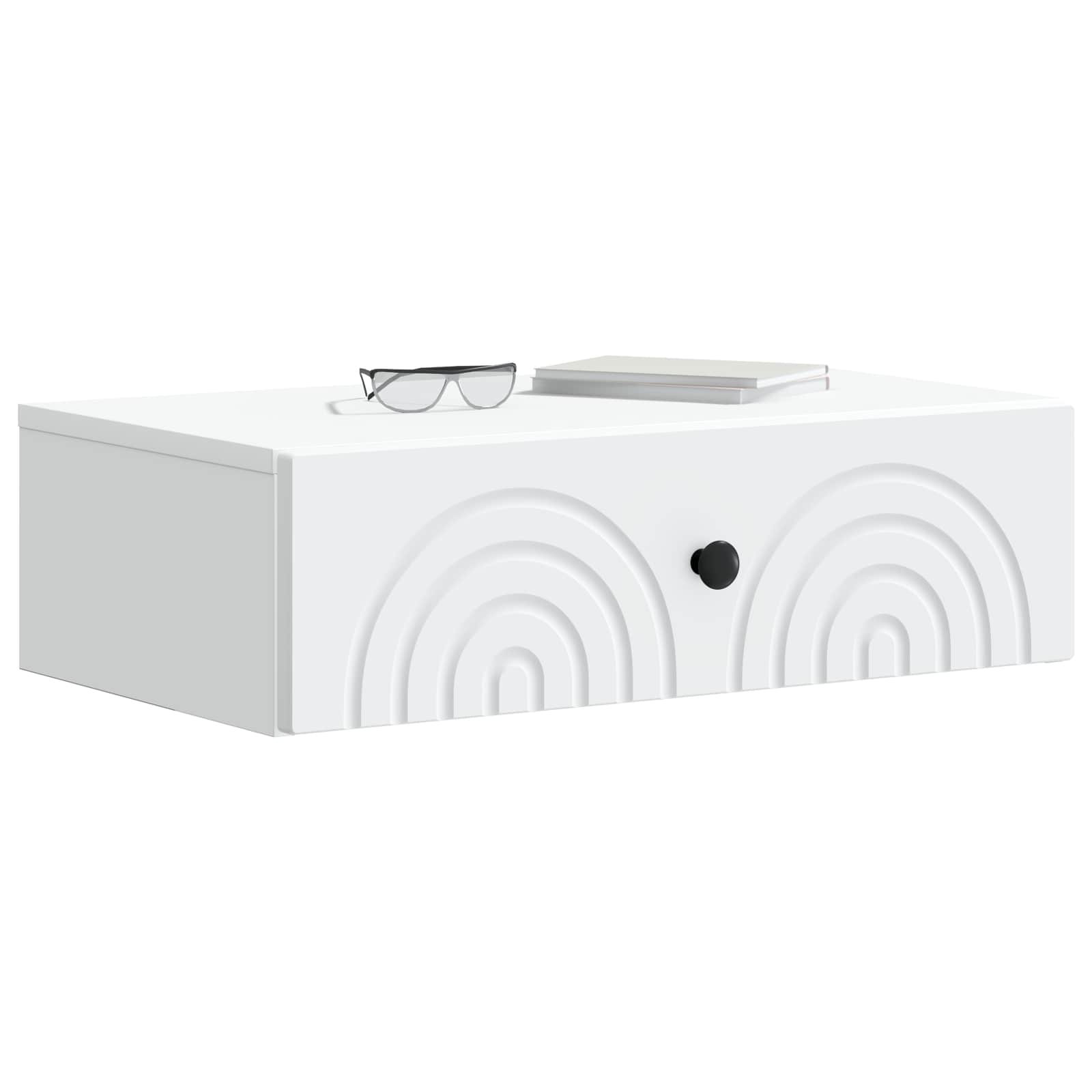 Stolna montirana na zid Bijela 59 x 34,5 x 17 cm