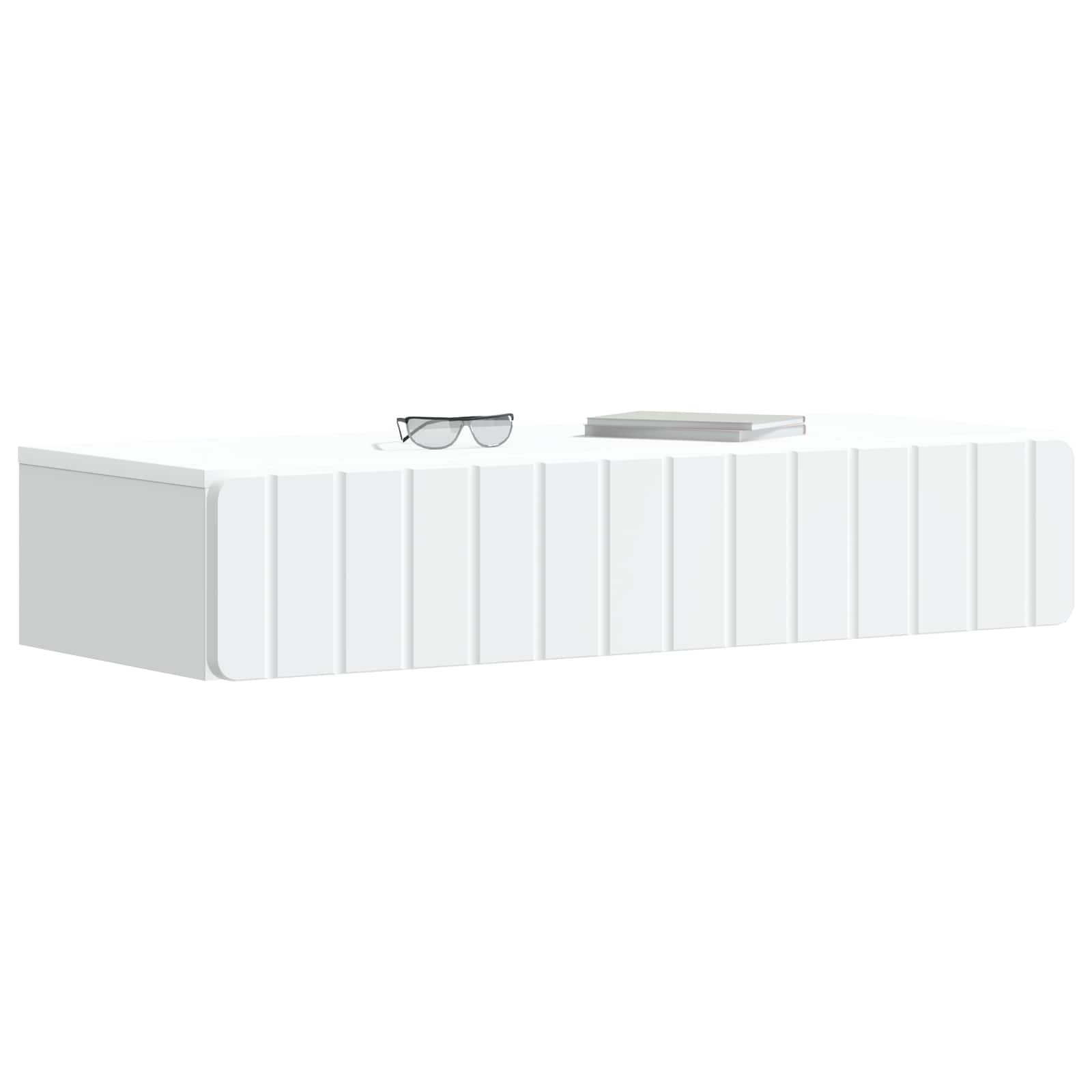 Stolna montirana na zid Bijela 87,5 x 34,5 x 17 cm