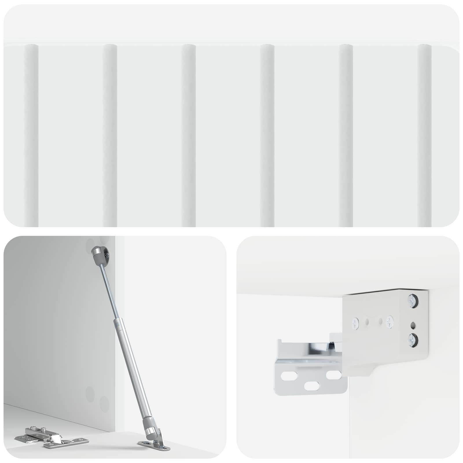 TV ormar za zid Bijela 78,5 x 41 x 30 cm Konstruirano drvo