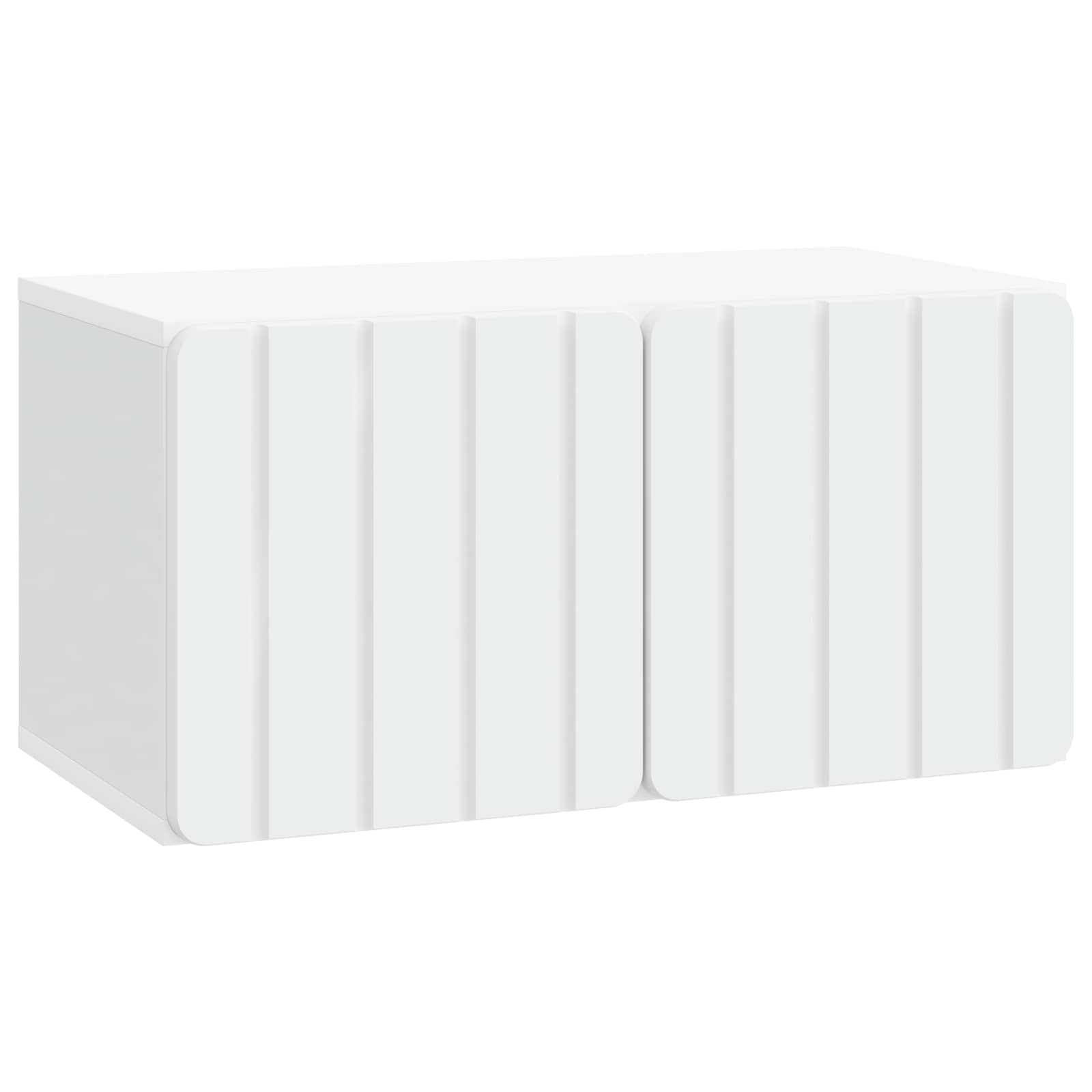 TV ormar za zid Bijela 59,5 x 31 x 30 cm Konstruirano drvo