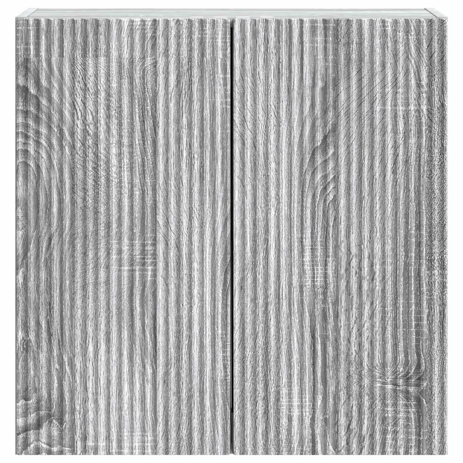 Ormar za montažu na zid Siva Sonoma 59 x 31 x 60 cm
