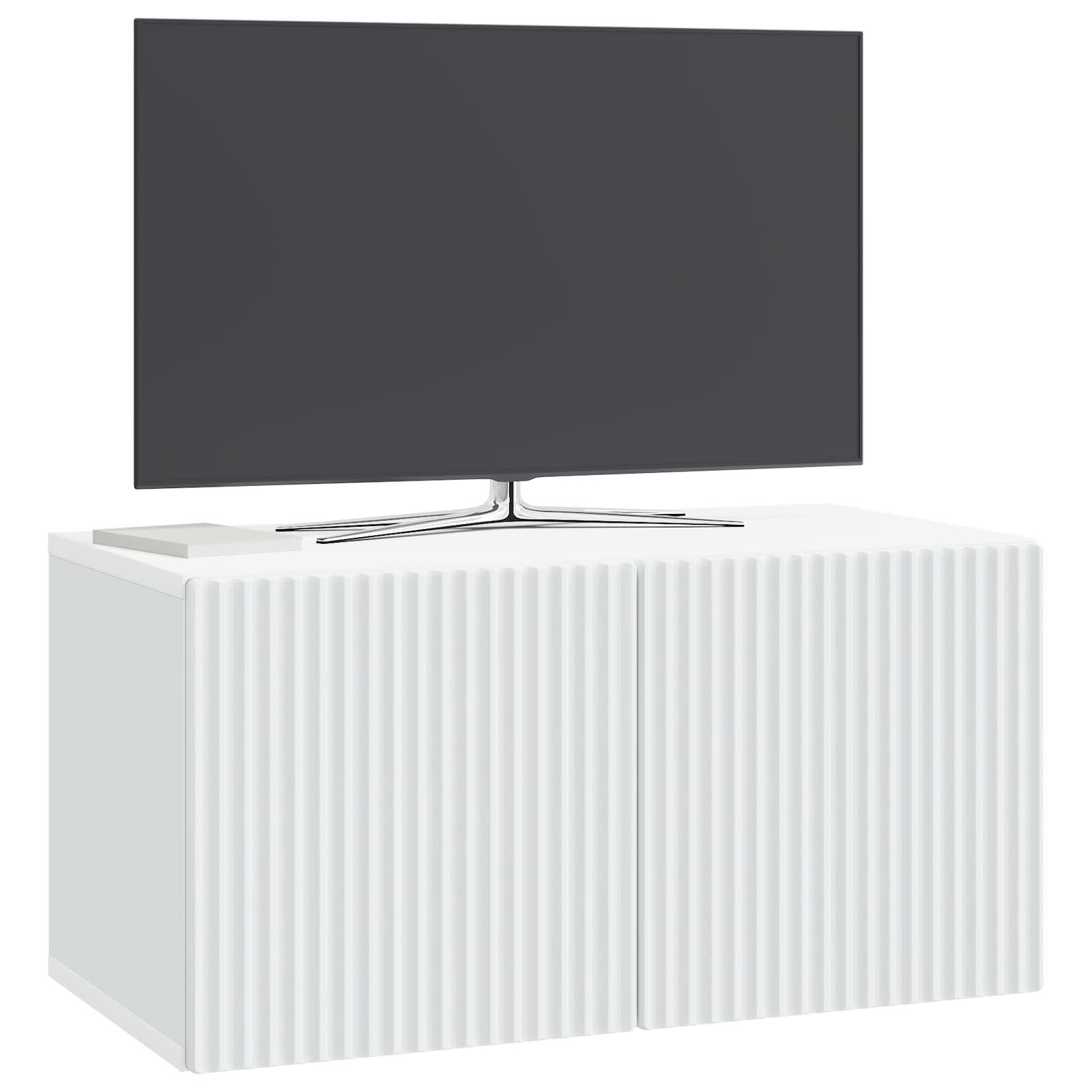 TV ormar za zid Bijela 59,5 x 31 x 30 cm Konstruirano drvo