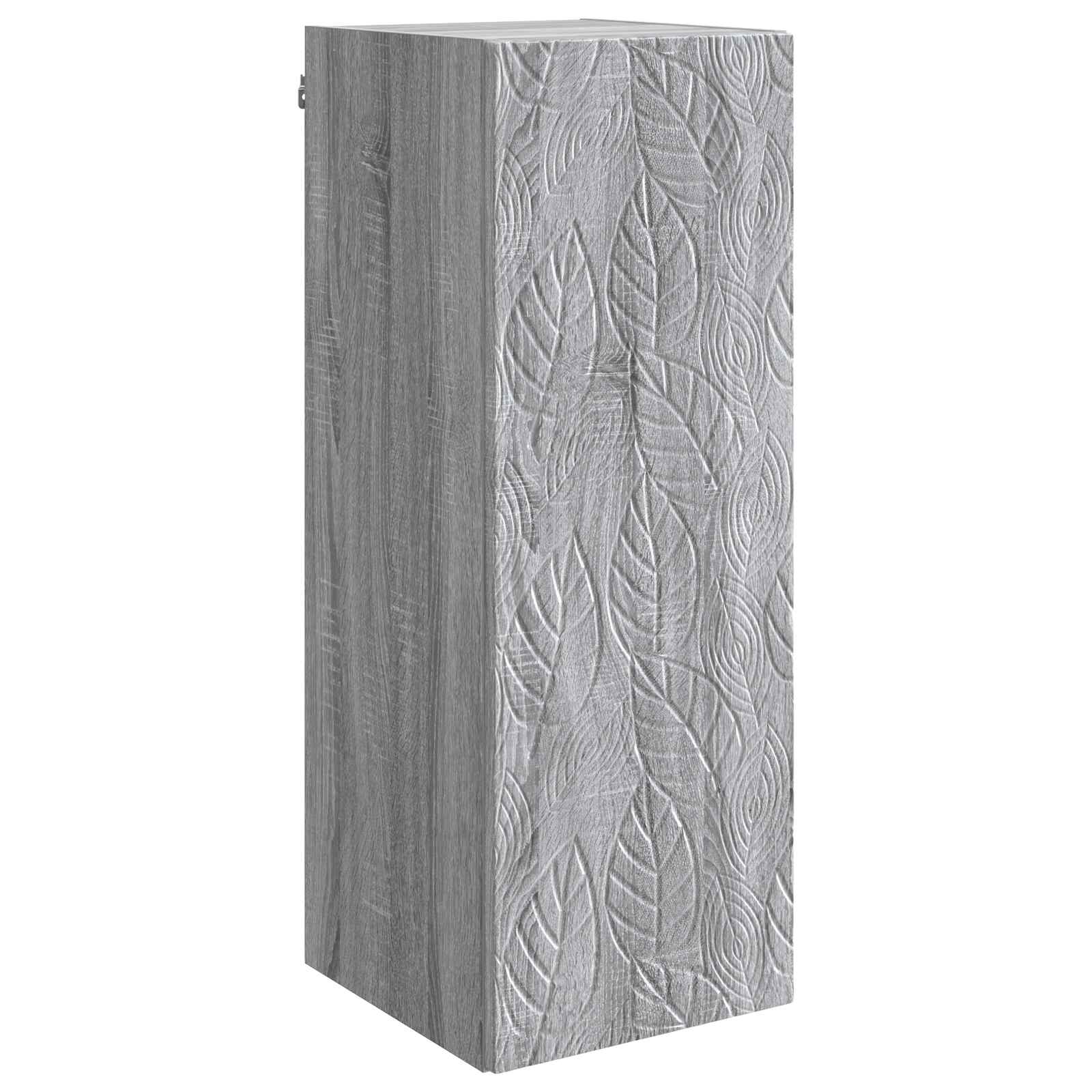 Ormar za montažu na zid Siva Sonoma 33 x 34,5 x 90 cm