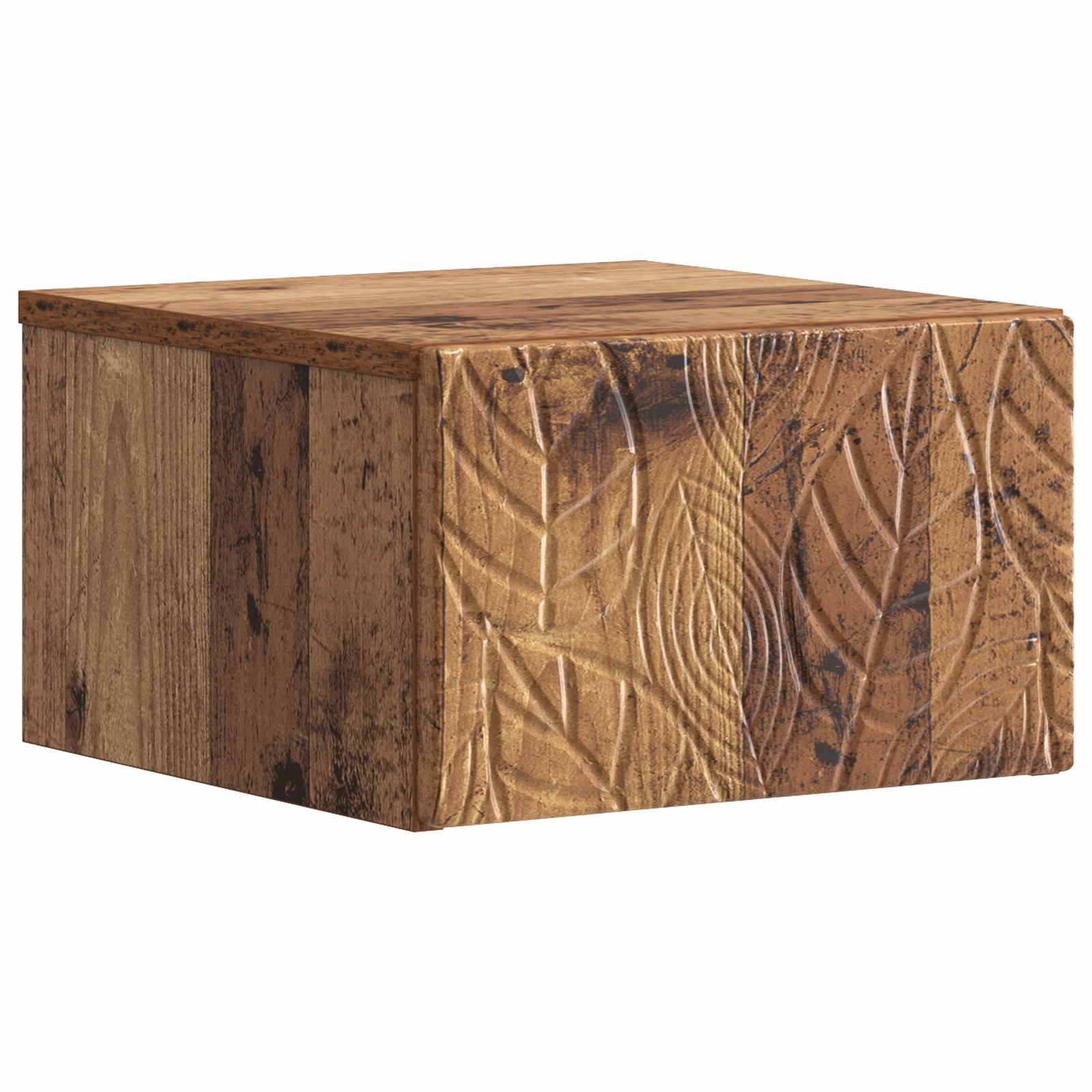 Stolna montirana na zid Staro drvo 34,5 x 33 x 20 cm