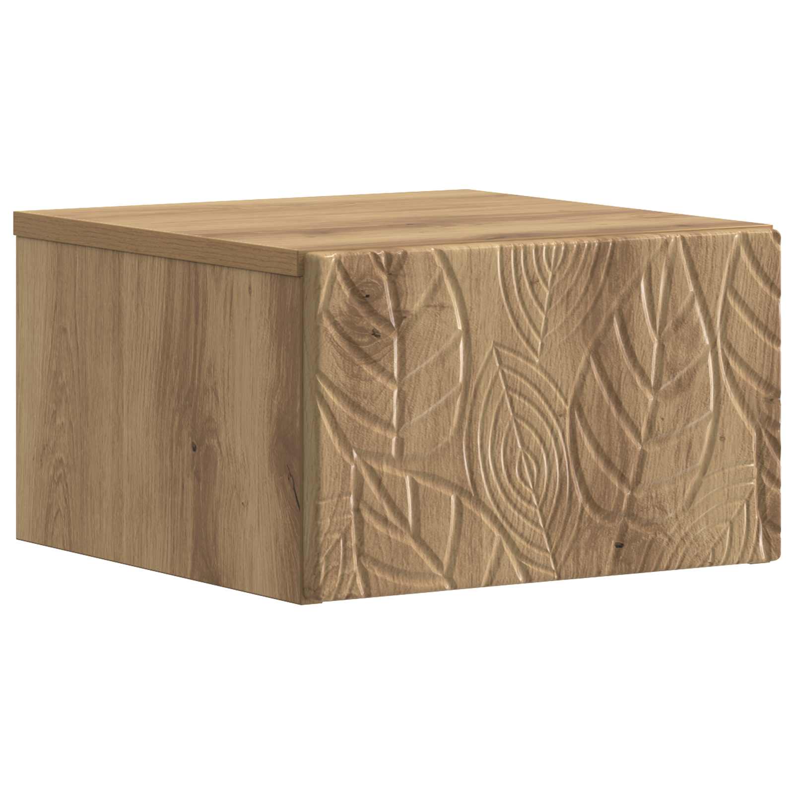 Noćni ormarić za montažu na zid 2 pcs Hrast artisan
