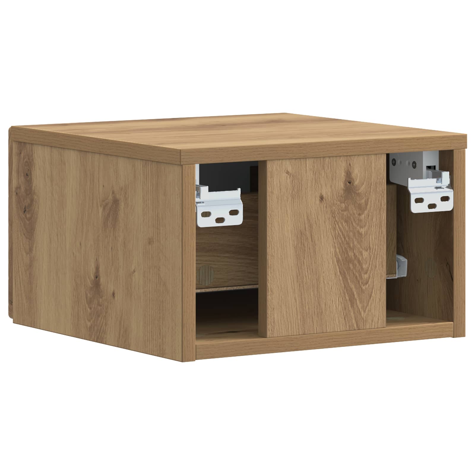 Noćni ormarić za montažu na zid 2 pcs Hrast artisan