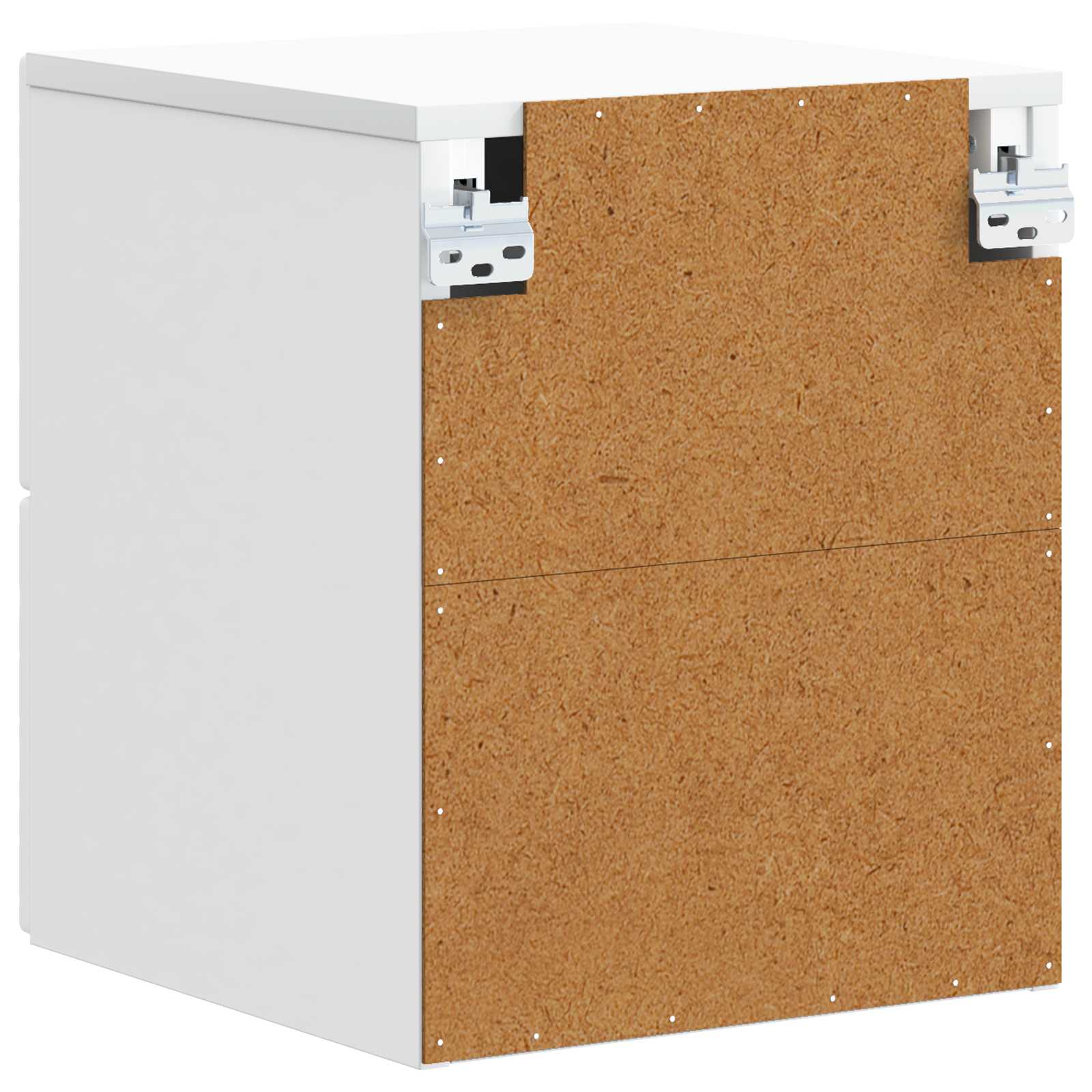 Noćni ormarić za montažu na zid Bijela 34,5 x 33 x 40 cm