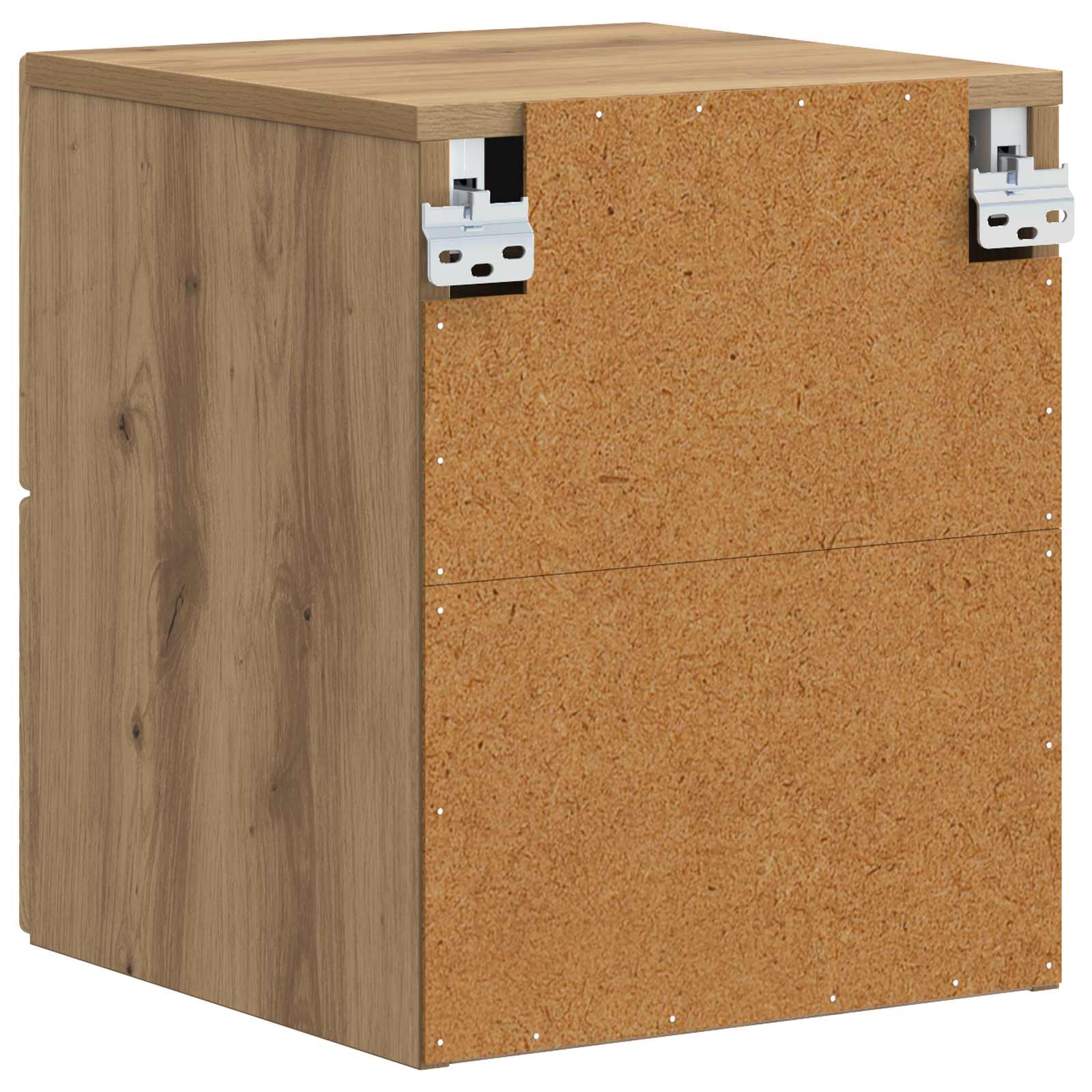 Noćni ormarić za montažu na zid 2 pcs Hrast artisan