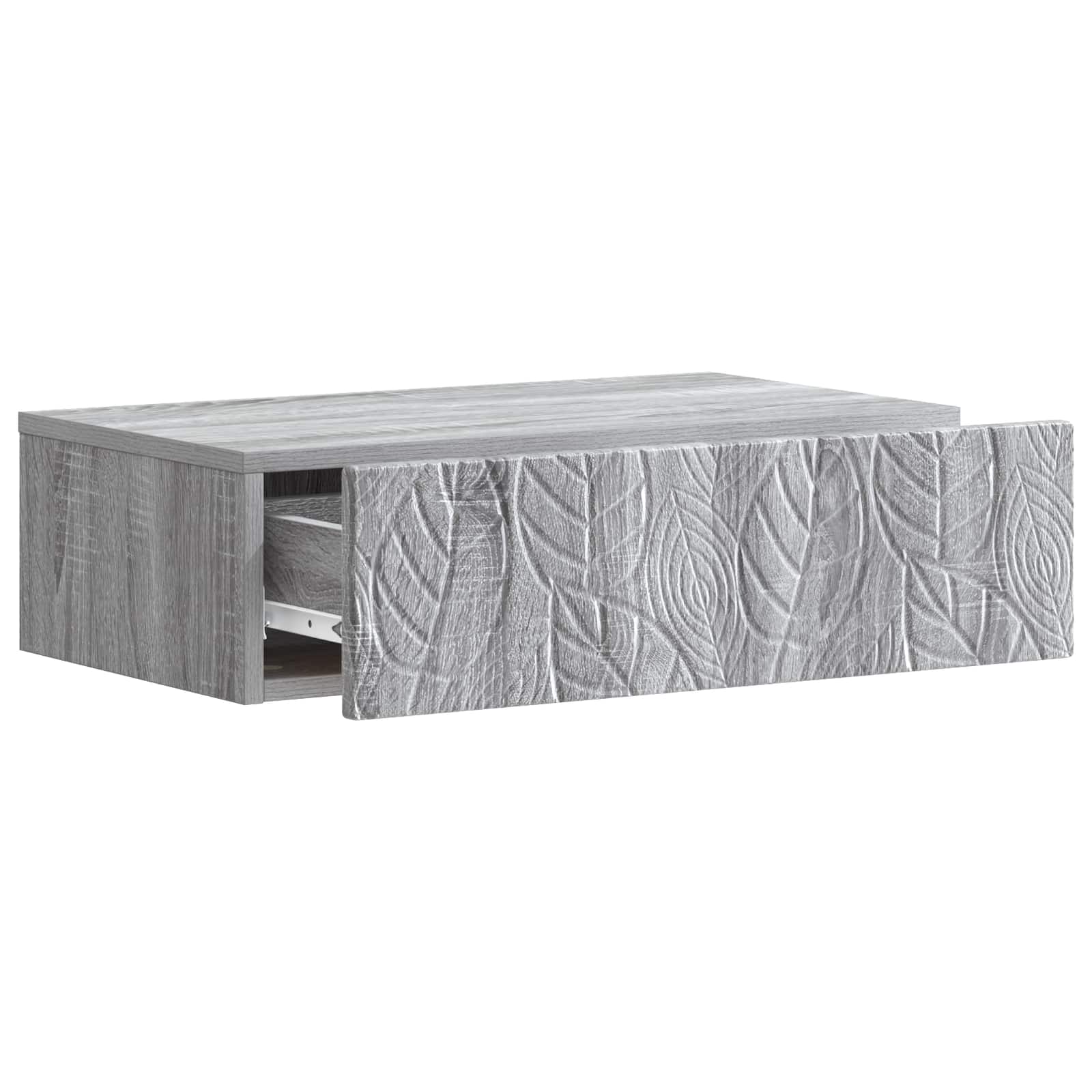 Stolna montirana na zid Siva Sonoma 87,5 x 34,5 x 17 cm
