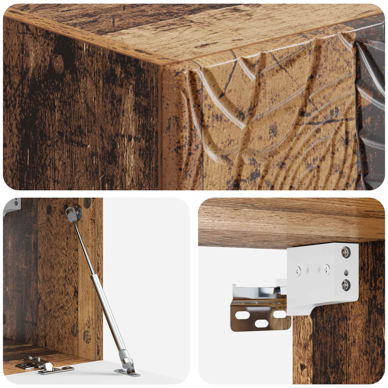 TV ormar za zid 59,5 x 31 cm Staro drvo Konstruirano drvo Zidne