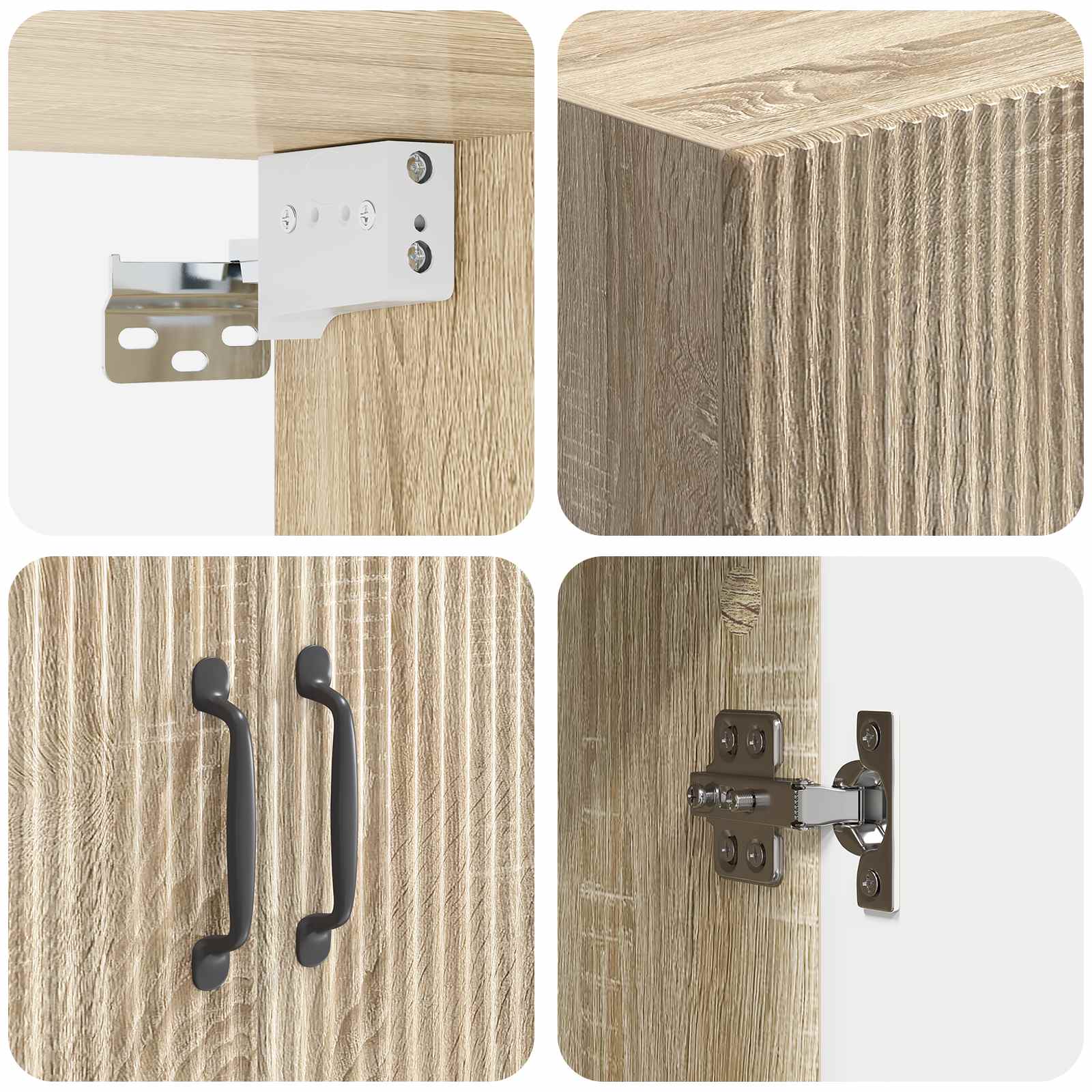 Ormar za montažu na zid Hrast sonoma 59 x 31 x 60 cm