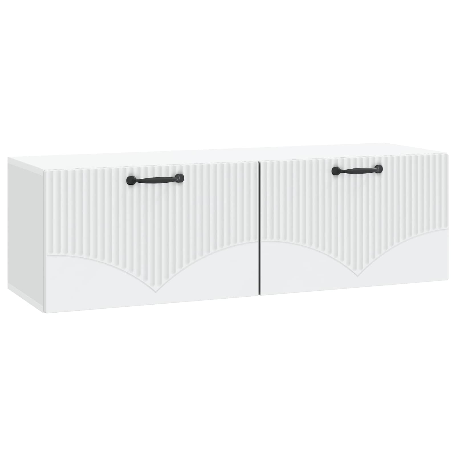 TV ormar za zid Zidne Bijela 98 x 31 x 30 cm Konstruirano drvo