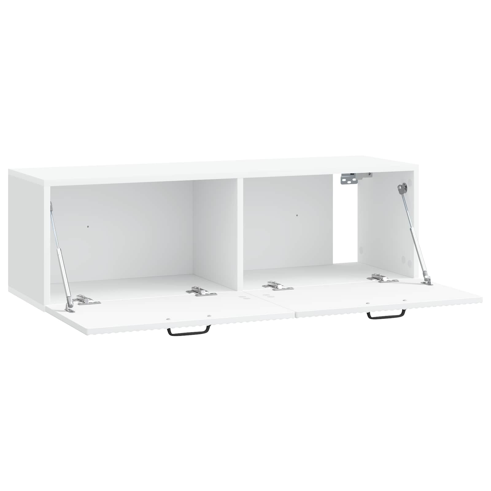 TV ormar za zid Zidne Bijela 98 x 31 x 30 cm Konstruirano drvo