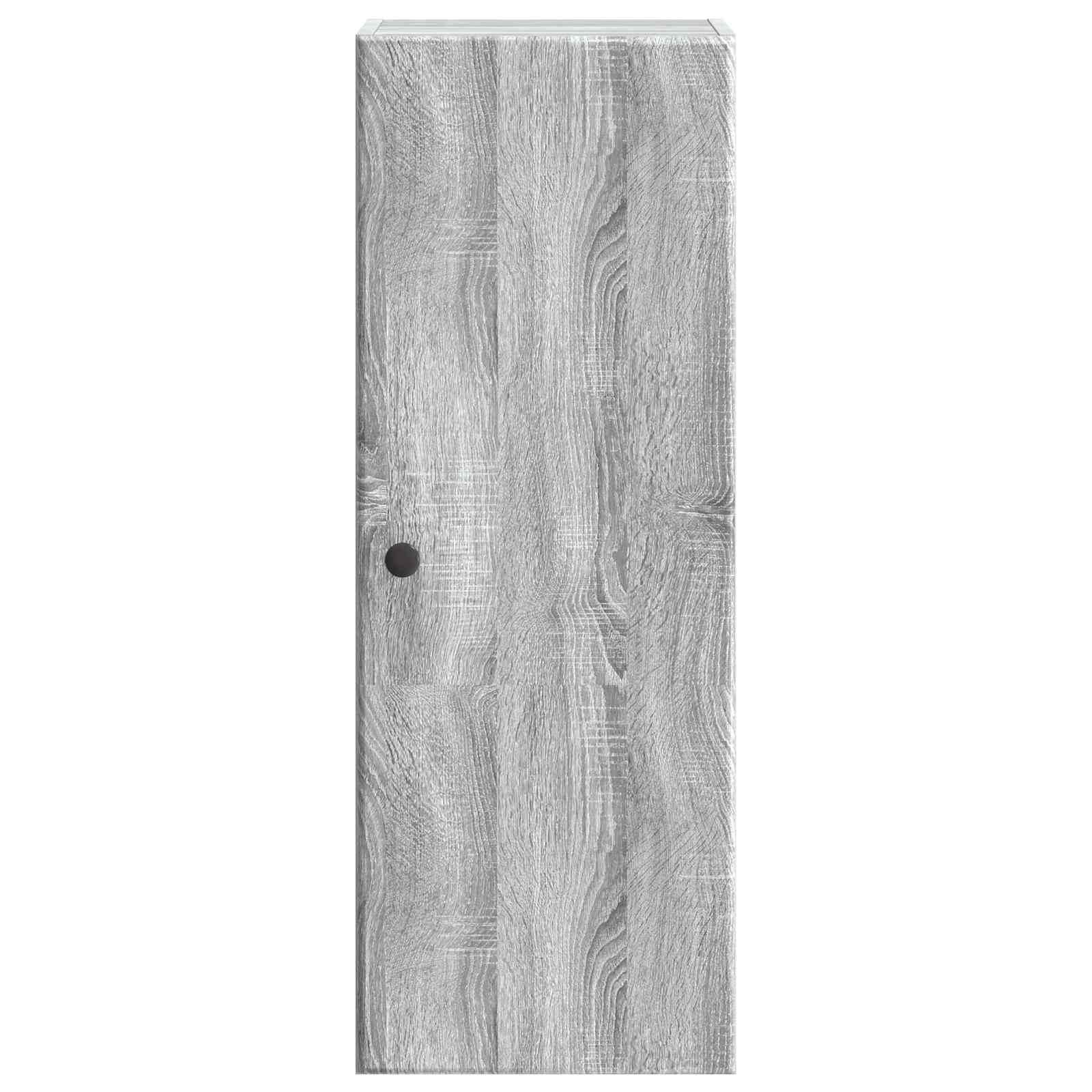 Ormar za montažu na zid Siva Sonoma 33 x 34,5 x 90 cm