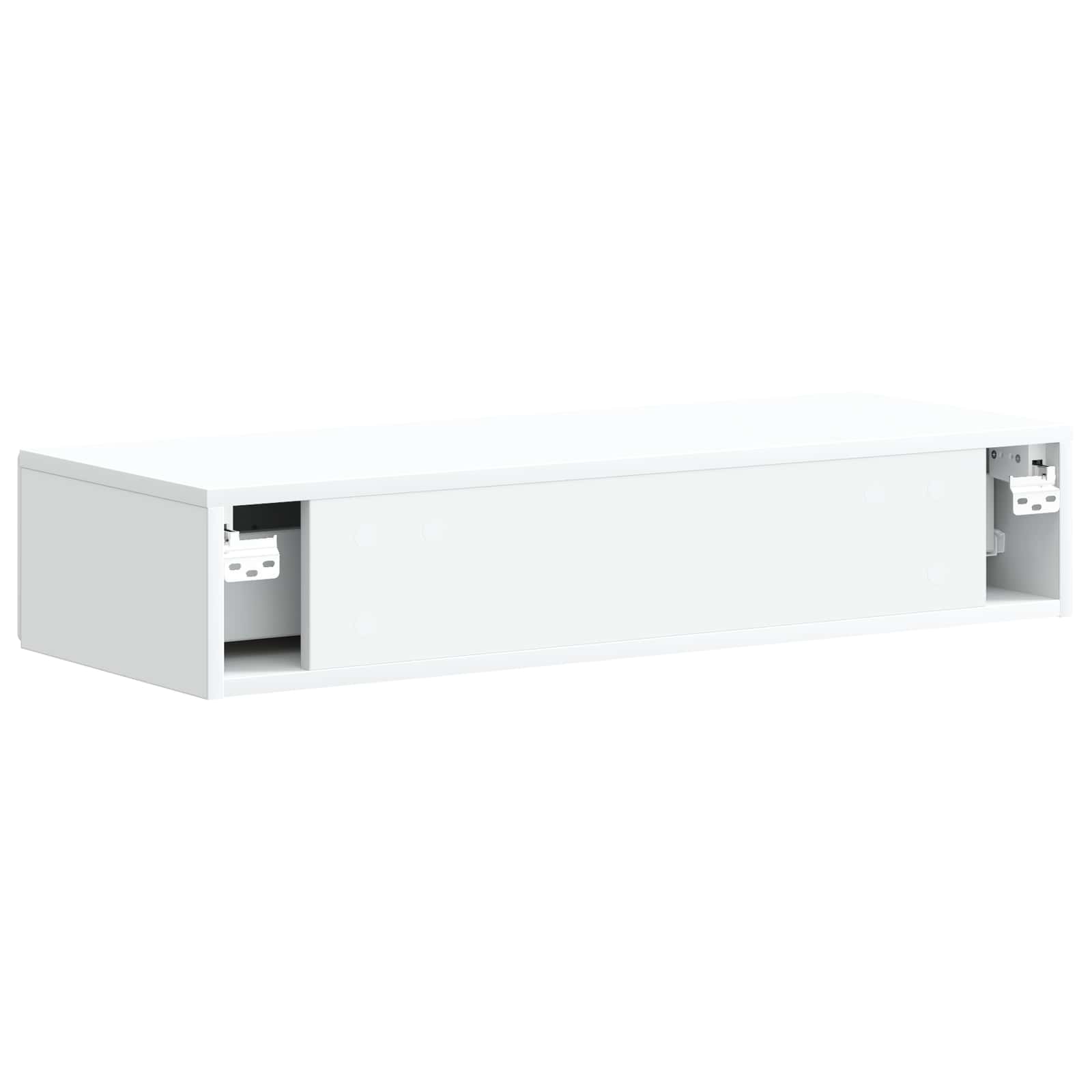 Stolna montirana na zid Bijela 87,5 x 34,5 x 17 cm