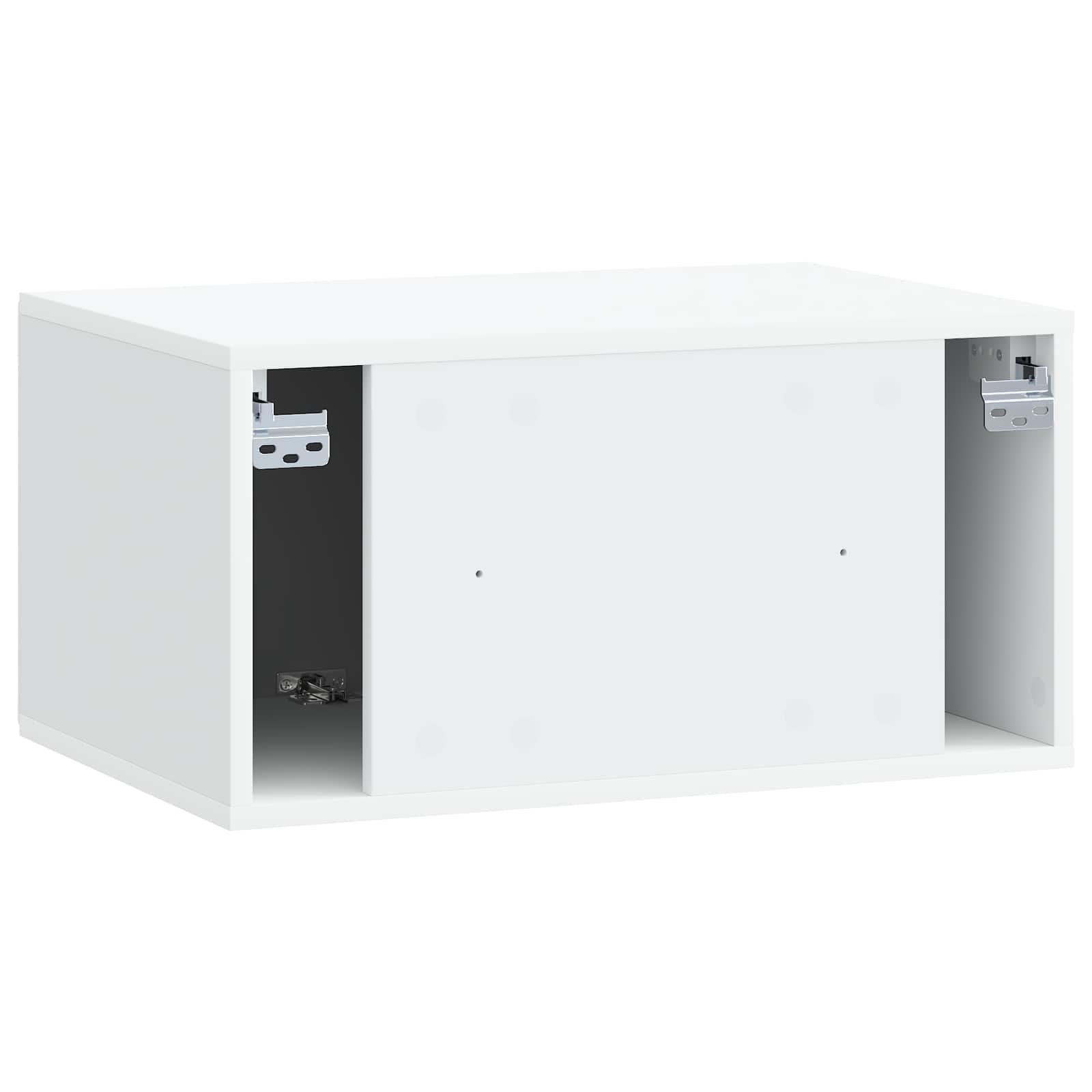 TV ormar za zid 59,5 x 41 x 30 cm Bijela Konstruirano drvo
