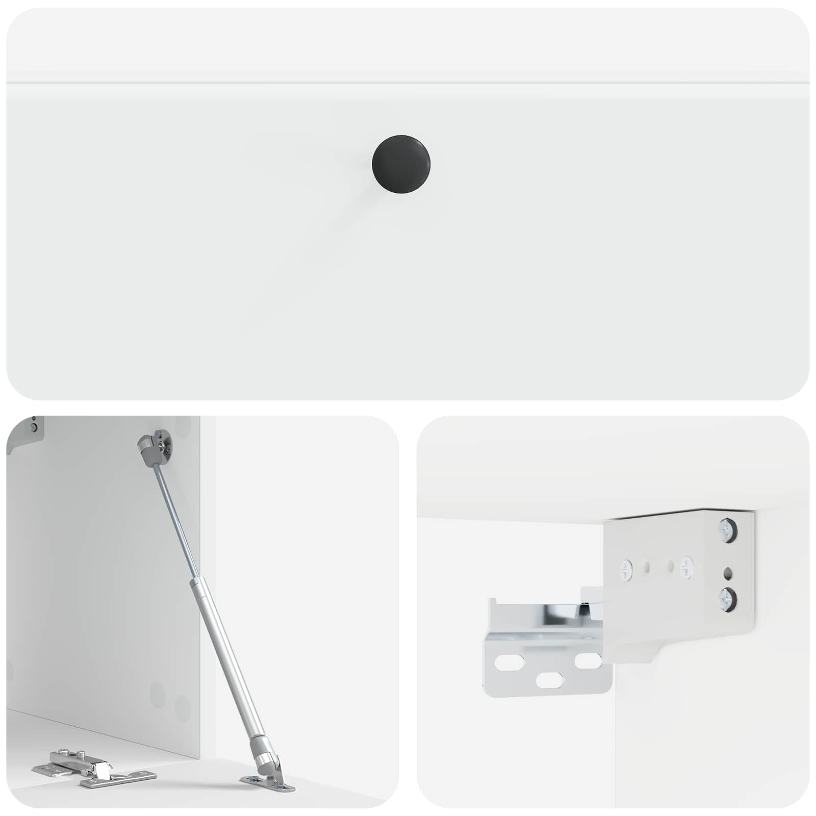 TV ormar za zid 98 x 31 x 30 cm Bijela Konstruirano drvo Zidne
