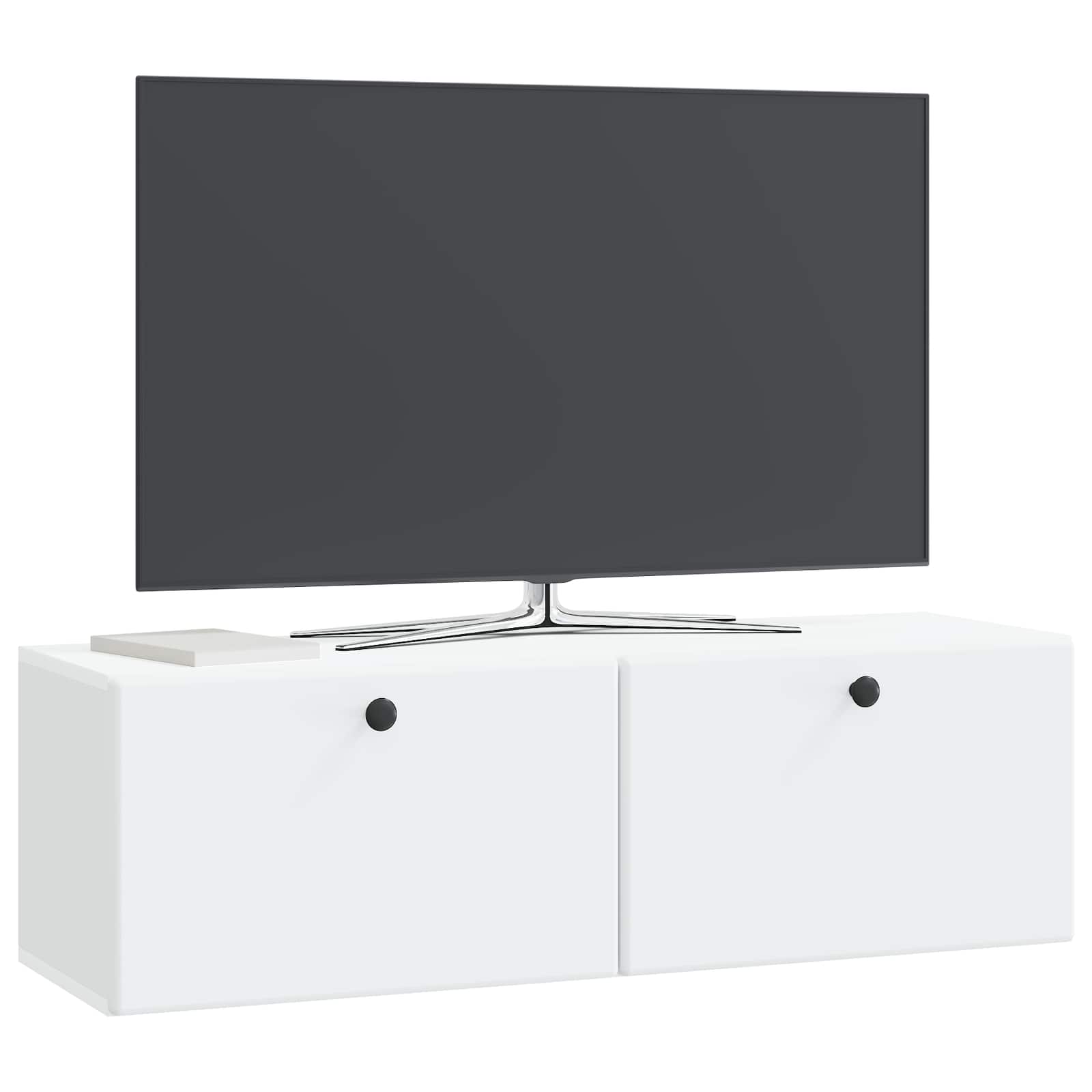 TV ormar za zid 98 x 31 x 30 cm Bijela Konstruirano drvo Zidne