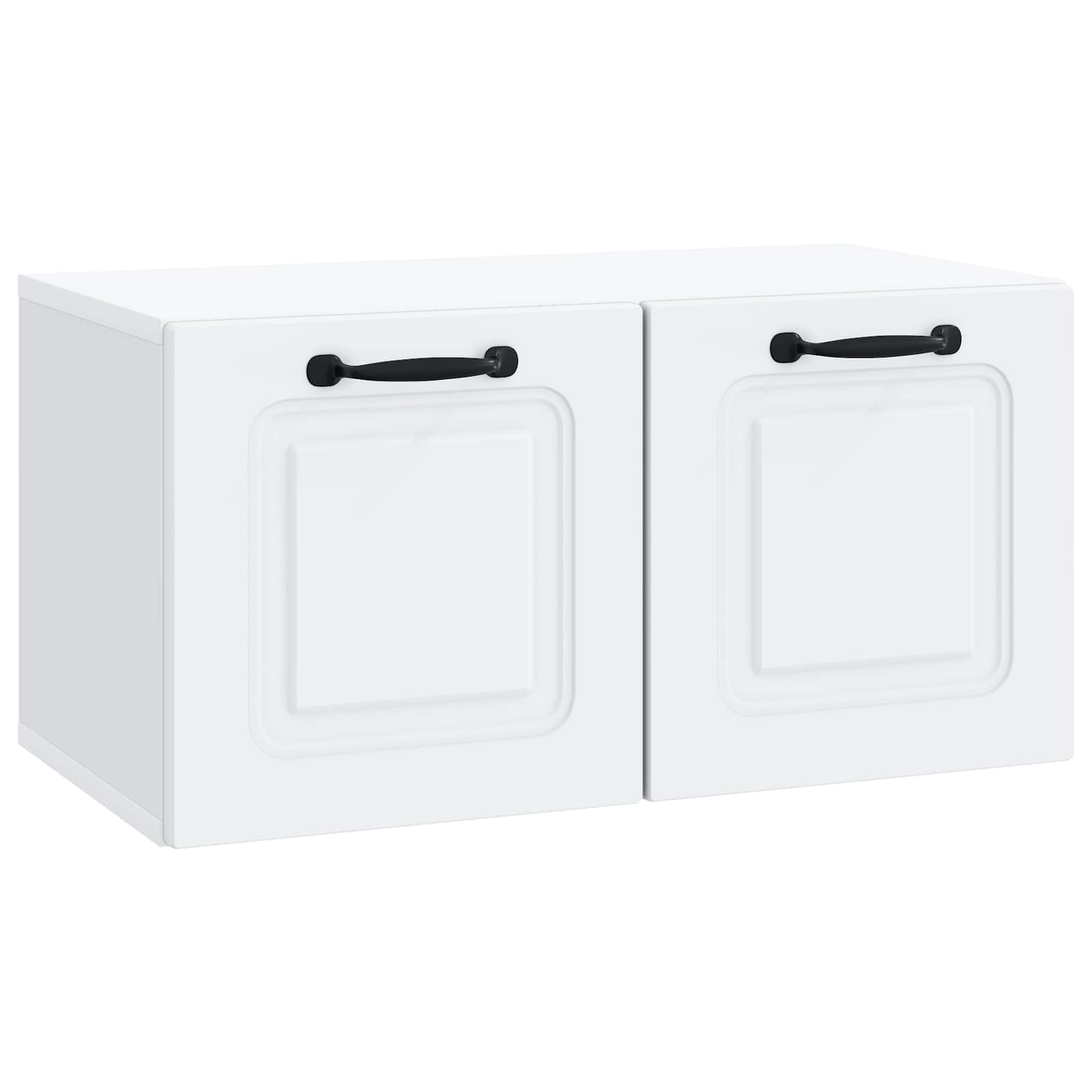 TV ormar za zid Bijela 59,5 x 31 x 30 cm Konstruirano drvo