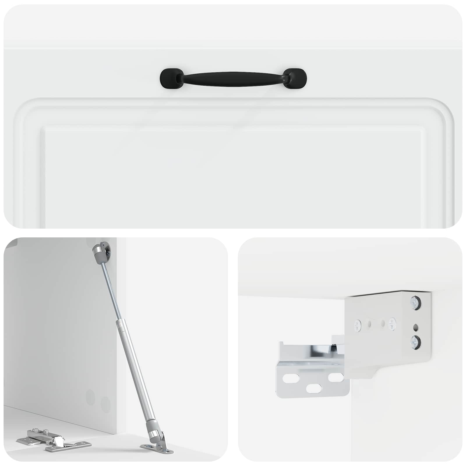 TV ormar za zid Bijela 78,5 x 31 x 30 cm Konstruirano drvo