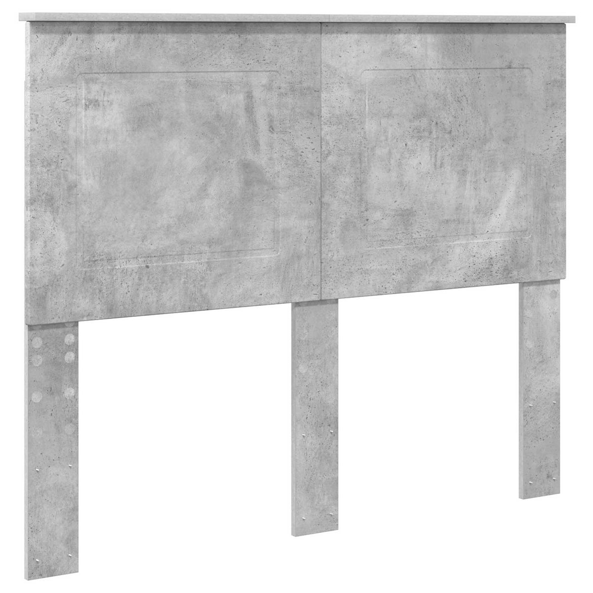 Krevetna konstrukcija s ladicama Betonska siva 135 x 190 cm Hladna bijela