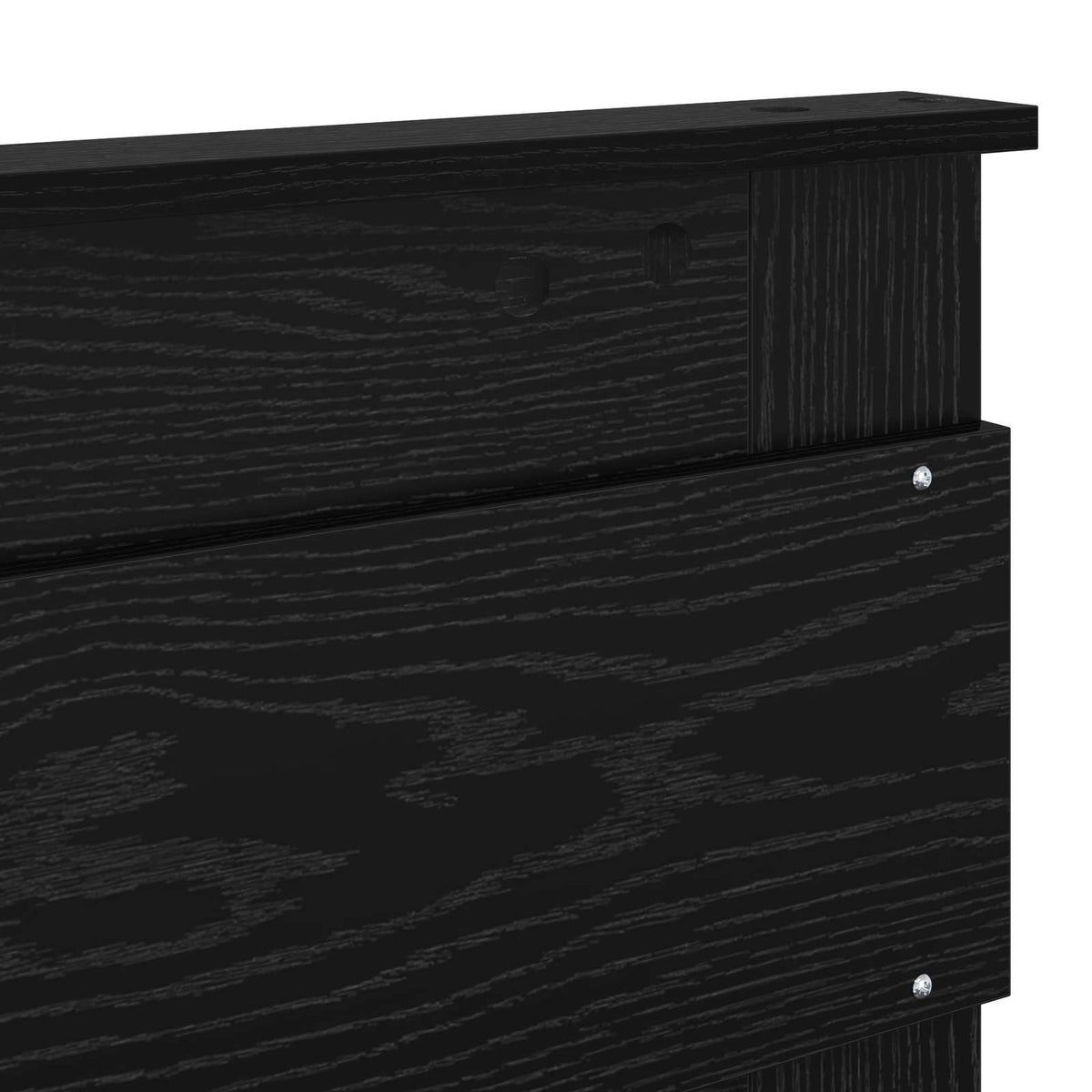 Krevetna konstrukcija Crni hrast 150 x 200 cm Konstruirano drvo