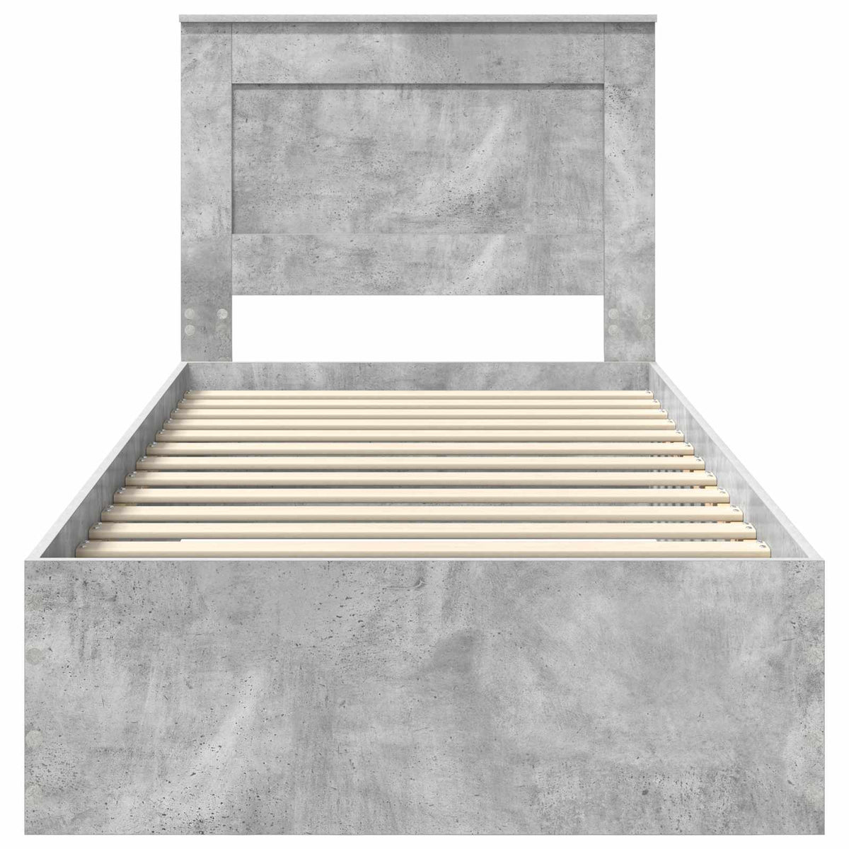 Krevetna konstrukcija s ladicama Betonski sivi 100 x 200 cm