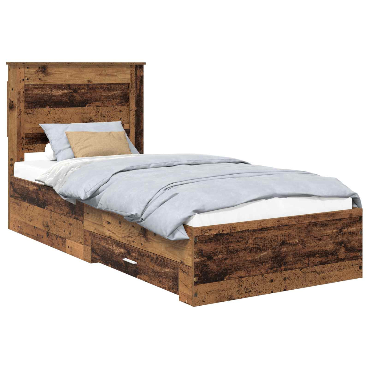 Krevetna konstrukcija Staro drvo 90 x 200 cm Konstruirano drvo