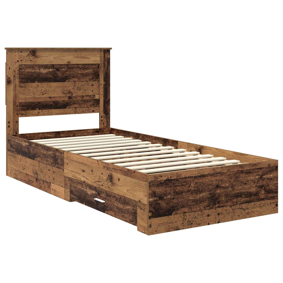 Krevetna konstrukcija Staro drvo 90 x 200 cm Konstruirano drvo