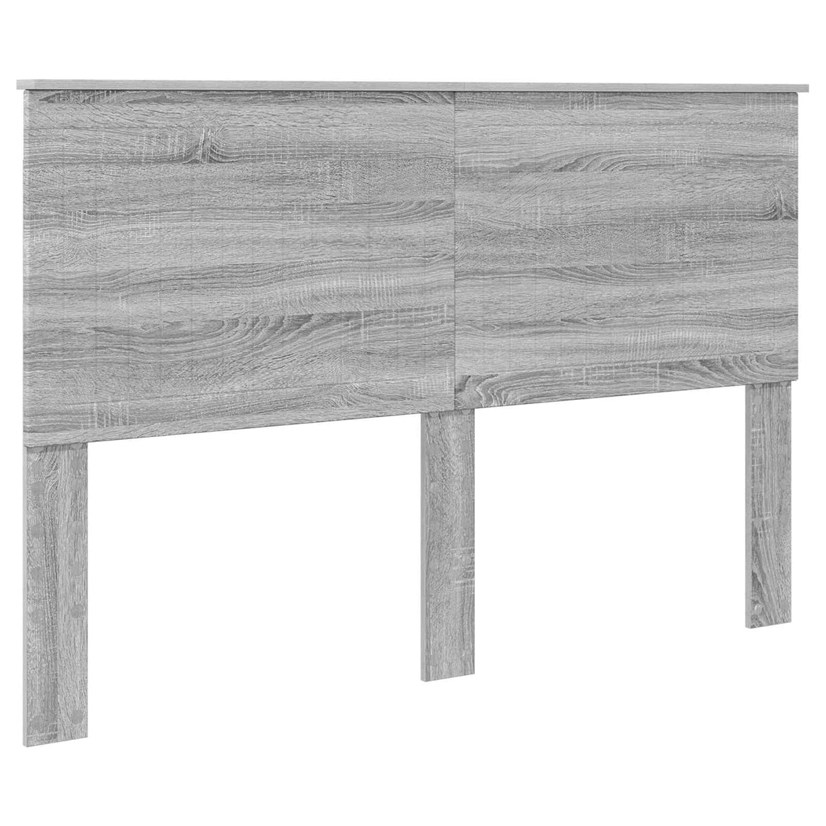 Krevetna konstrukcija s uzglavljem Siva Sonoma 150 x 200 cm 153 x 210 x 100 cm