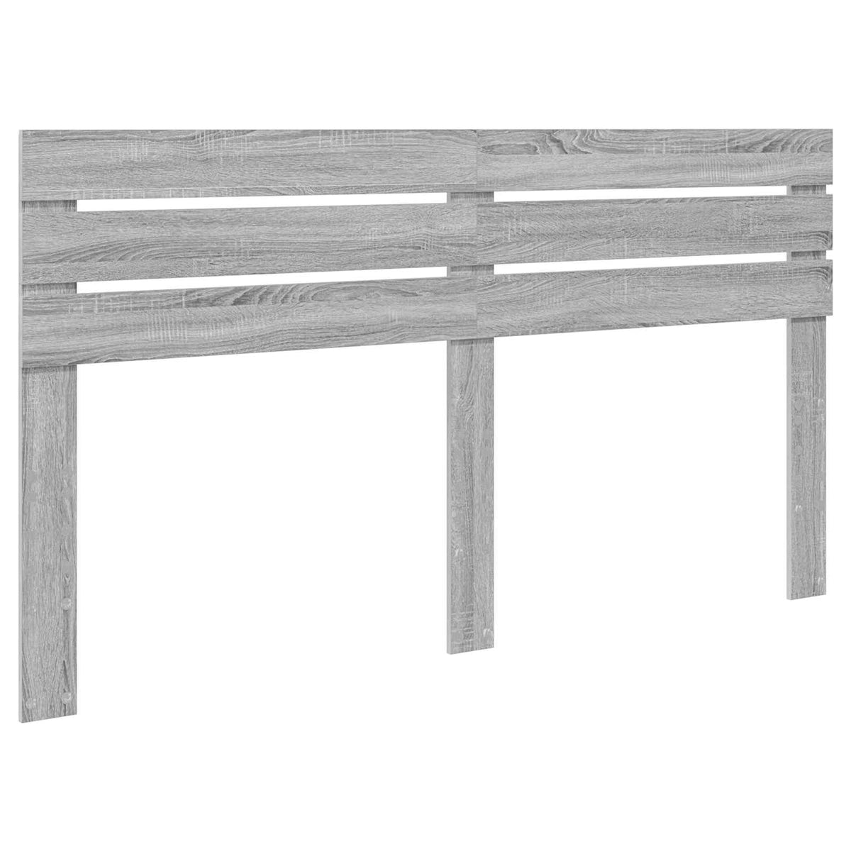 Krevetna konstrukcija Siva Sonoma 200 x 200 cm Inženjersko Drvo 206 x 203 x 100 cm