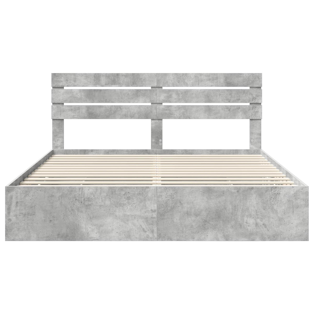 Krevetna konstrukcija s ladicama Betonski sivi 180 x 200 cm Siva 206 x 183 x 100 cm