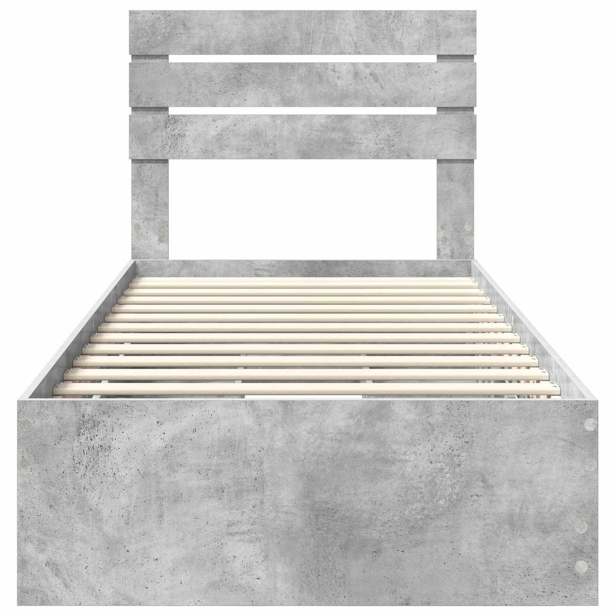 Krevetna konstrukcija s ladicama Betonski sivi 90 x 190 cm Siva 196 x 93 x 100 cm